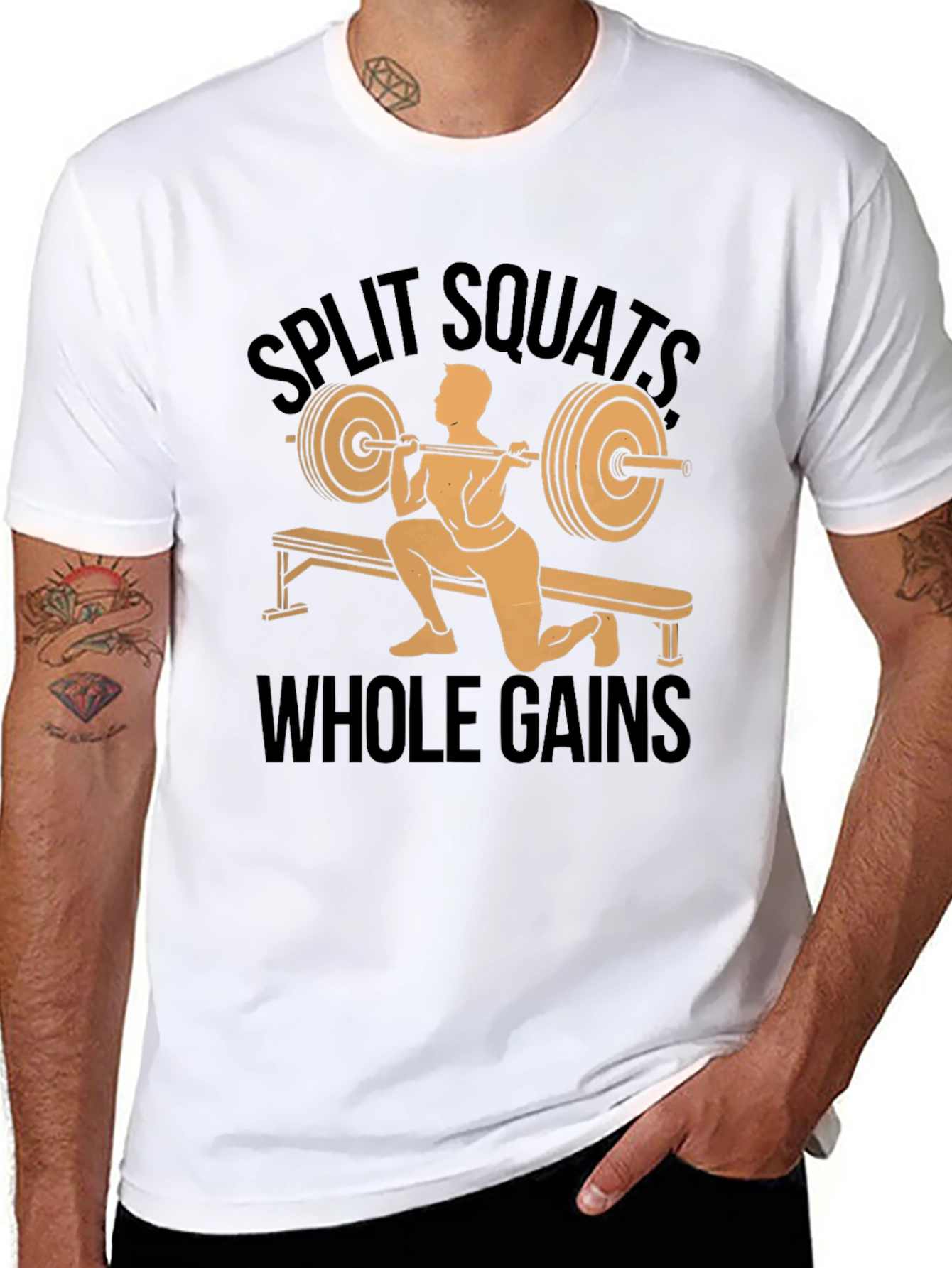 Split Squats Whole Gains T-Shirt