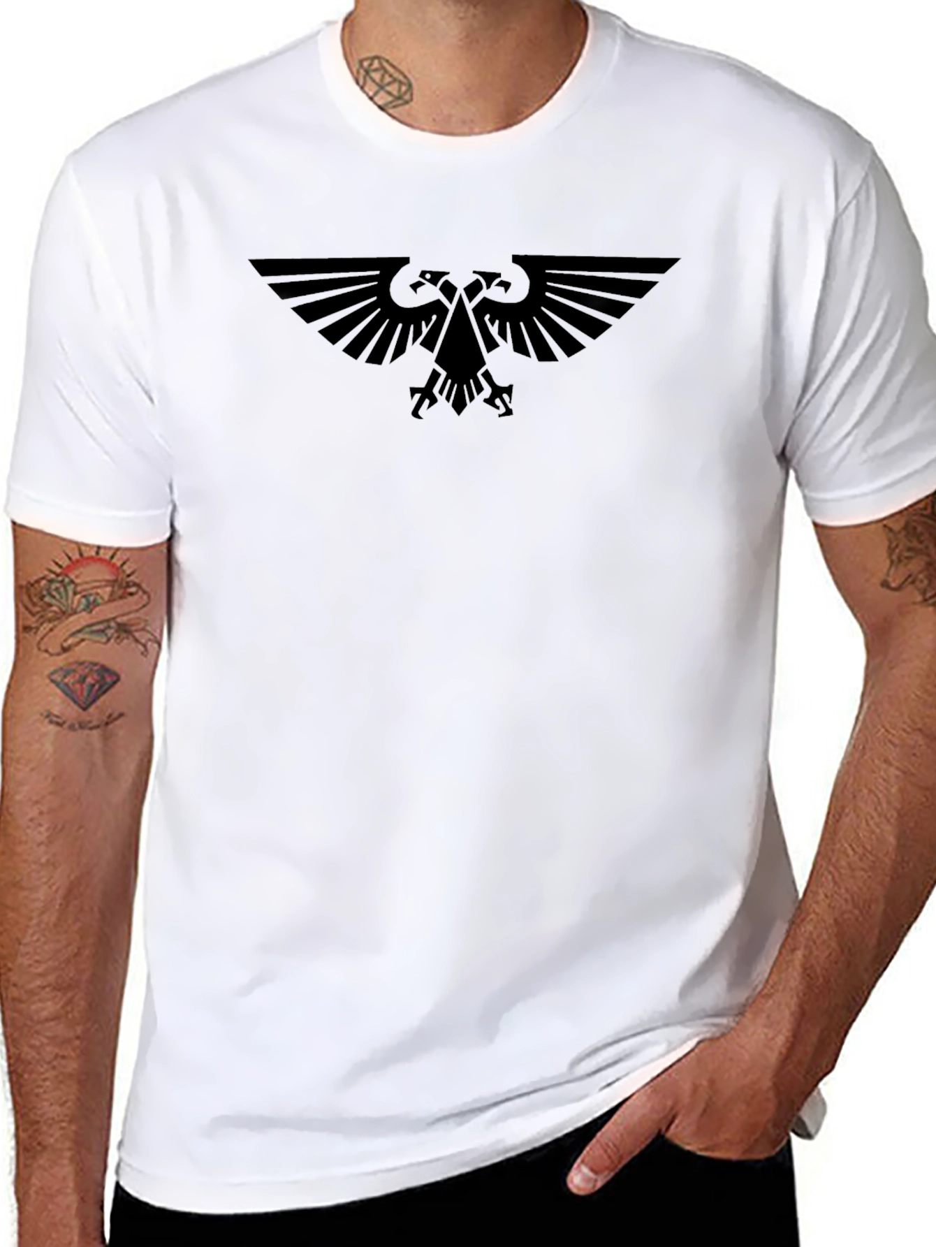 Black Aquila T-Shirt: Warhammer 40K Inspired