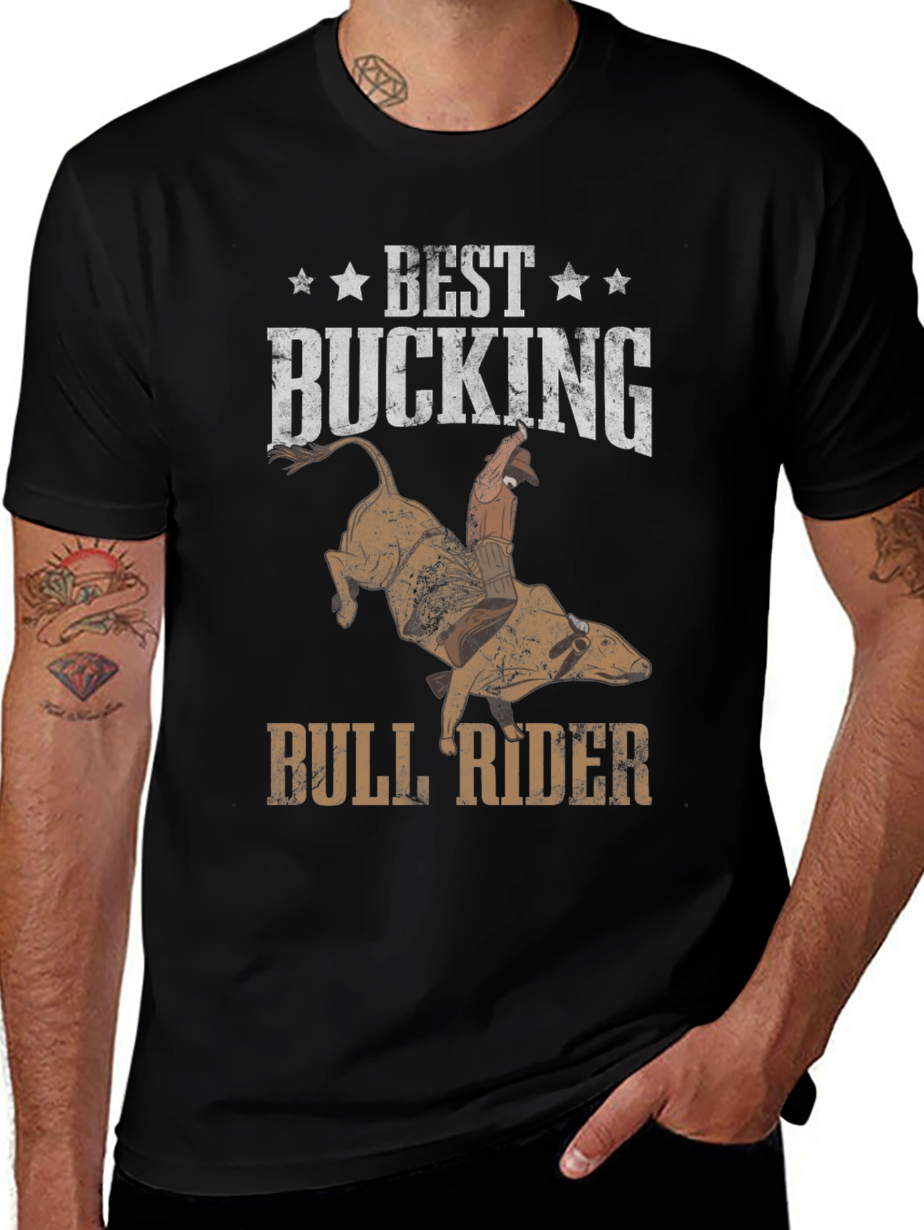 Best Bucking Bull Rider T-Shirt