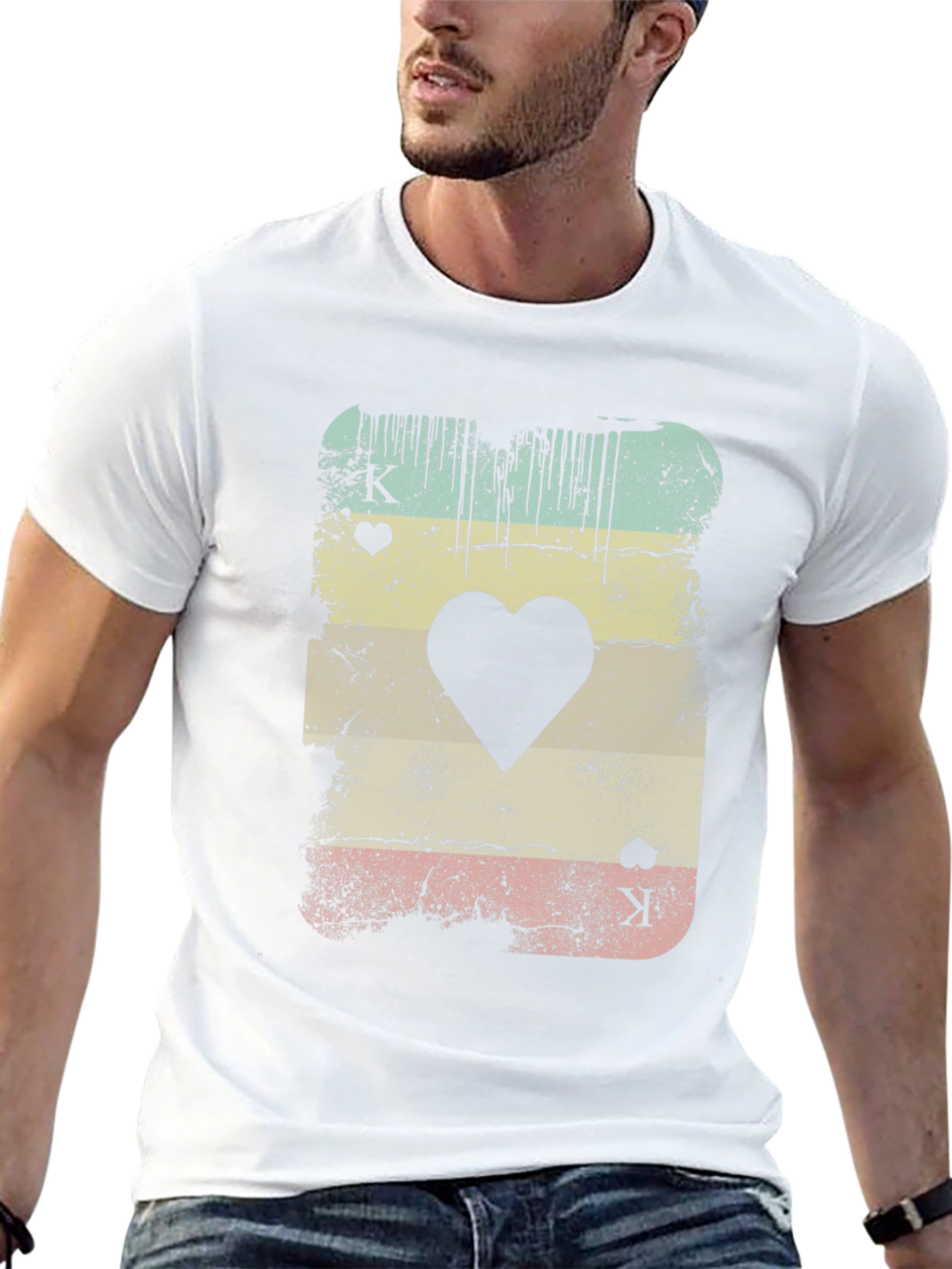 Retro King of Hearts Graphic Tee