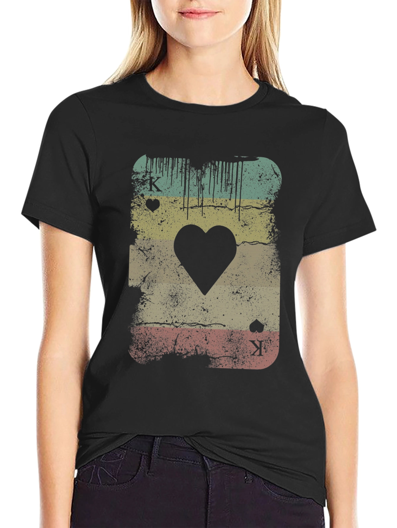 Retro King of Hearts Graphic Tee