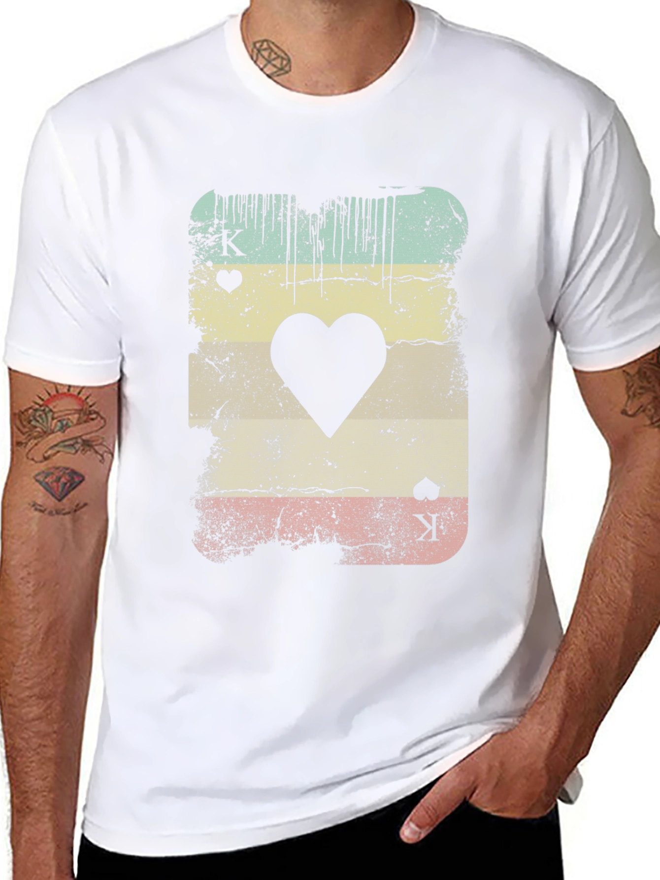 Retro King of Hearts Graphic Tee