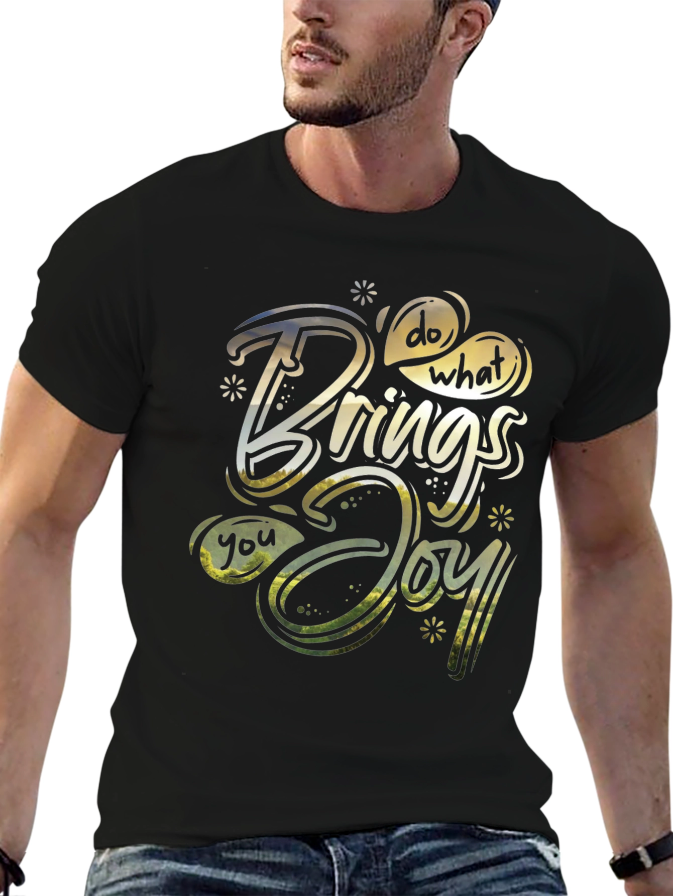 Do What Brings You Joy Black T-Shirt