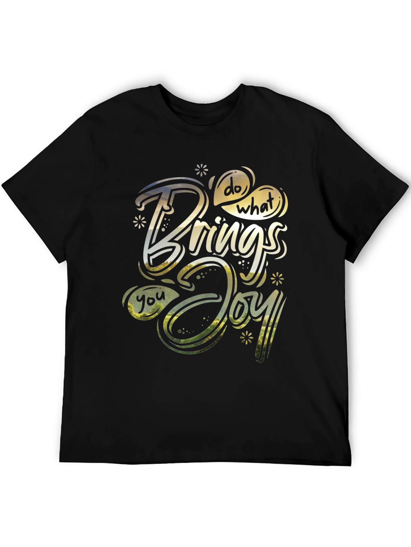 Do What Brings You Joy Black T-Shirt