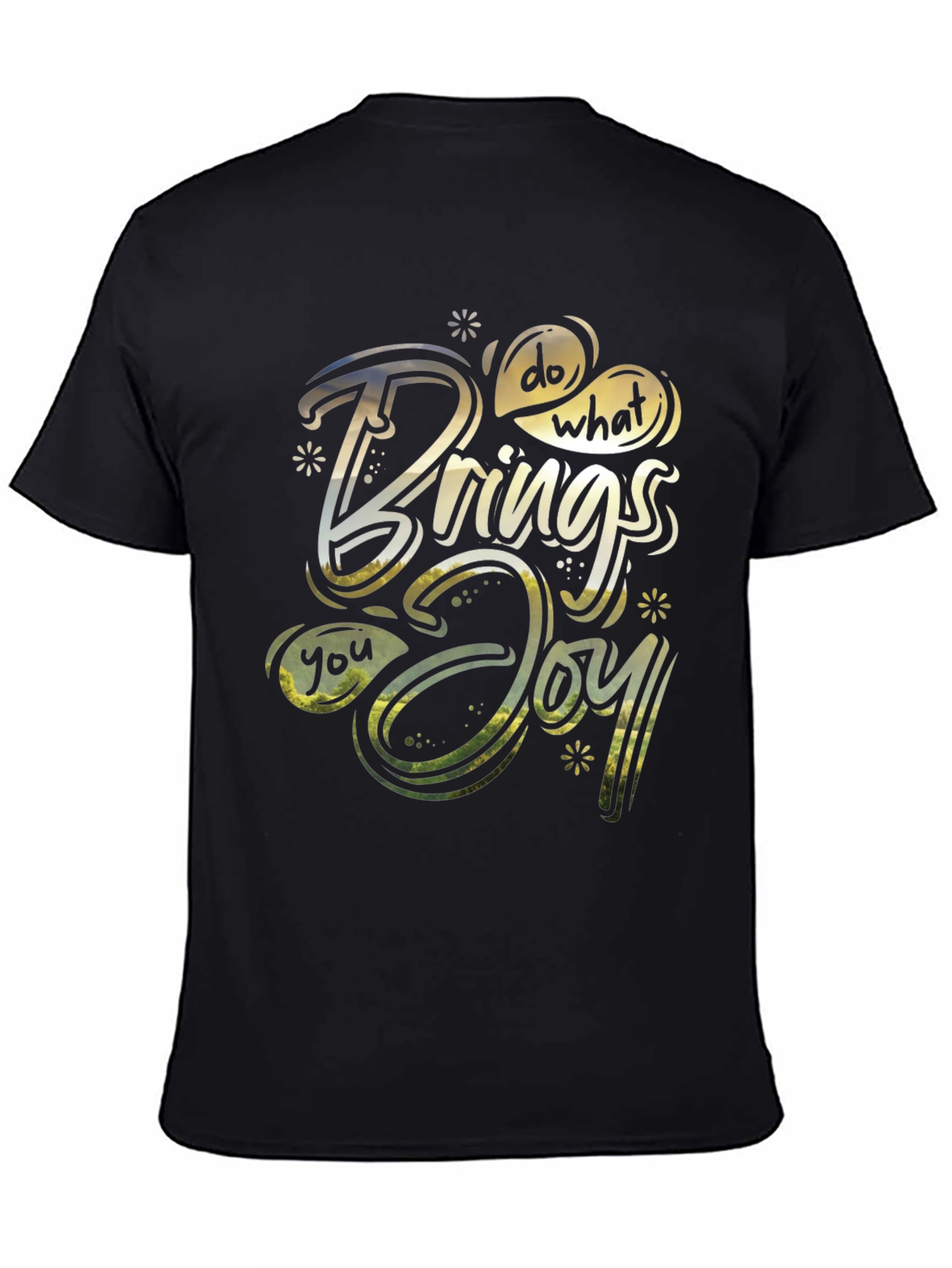 Do What Brings You Joy Black T-Shirt