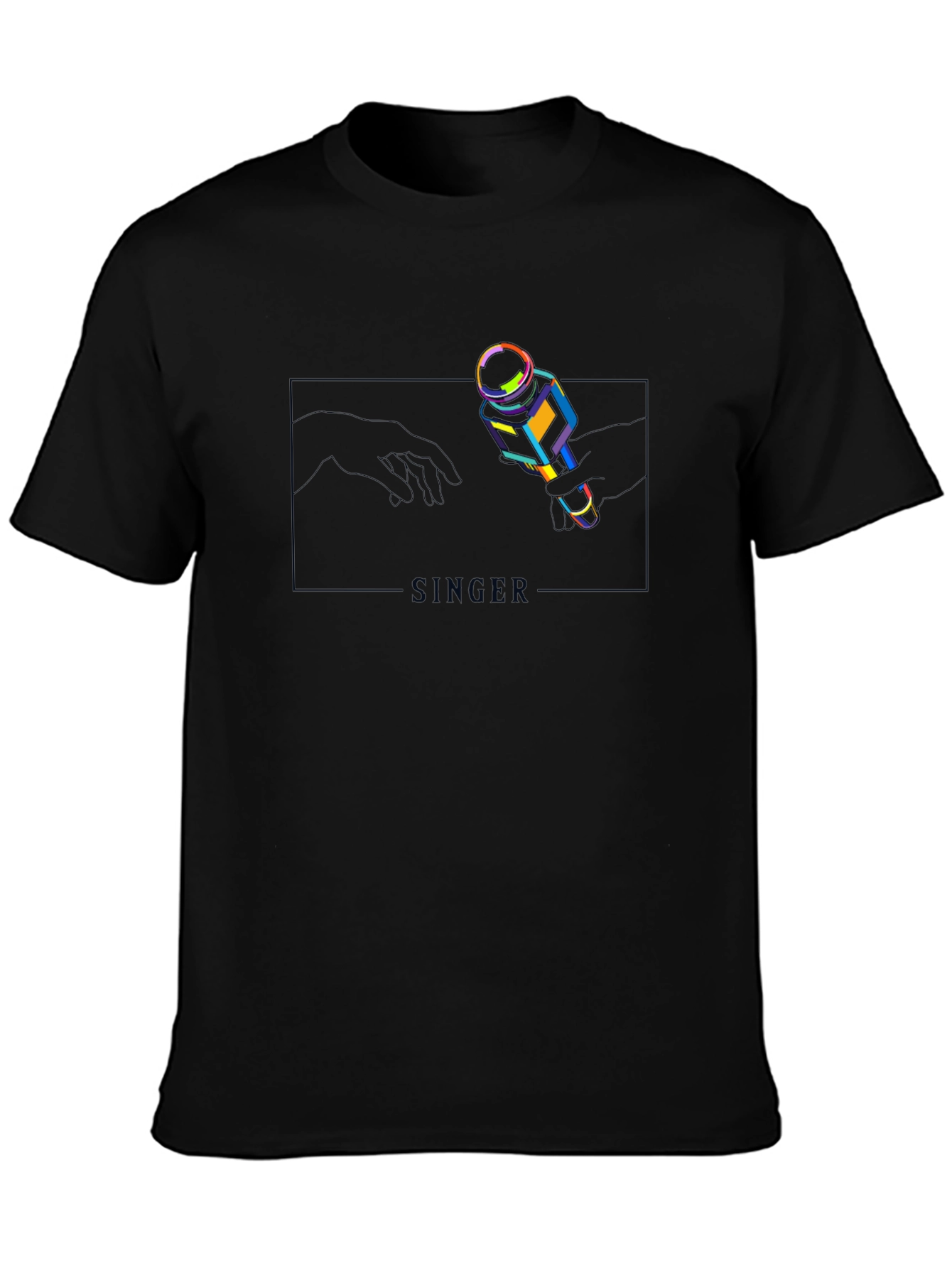Singer Microphone Graphic T-Shirt