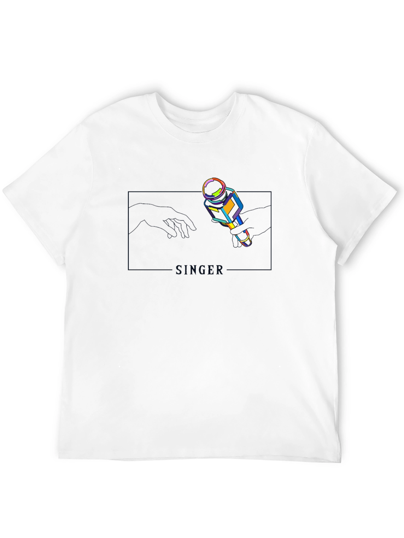 Singer Microphone Graphic T-Shirt
