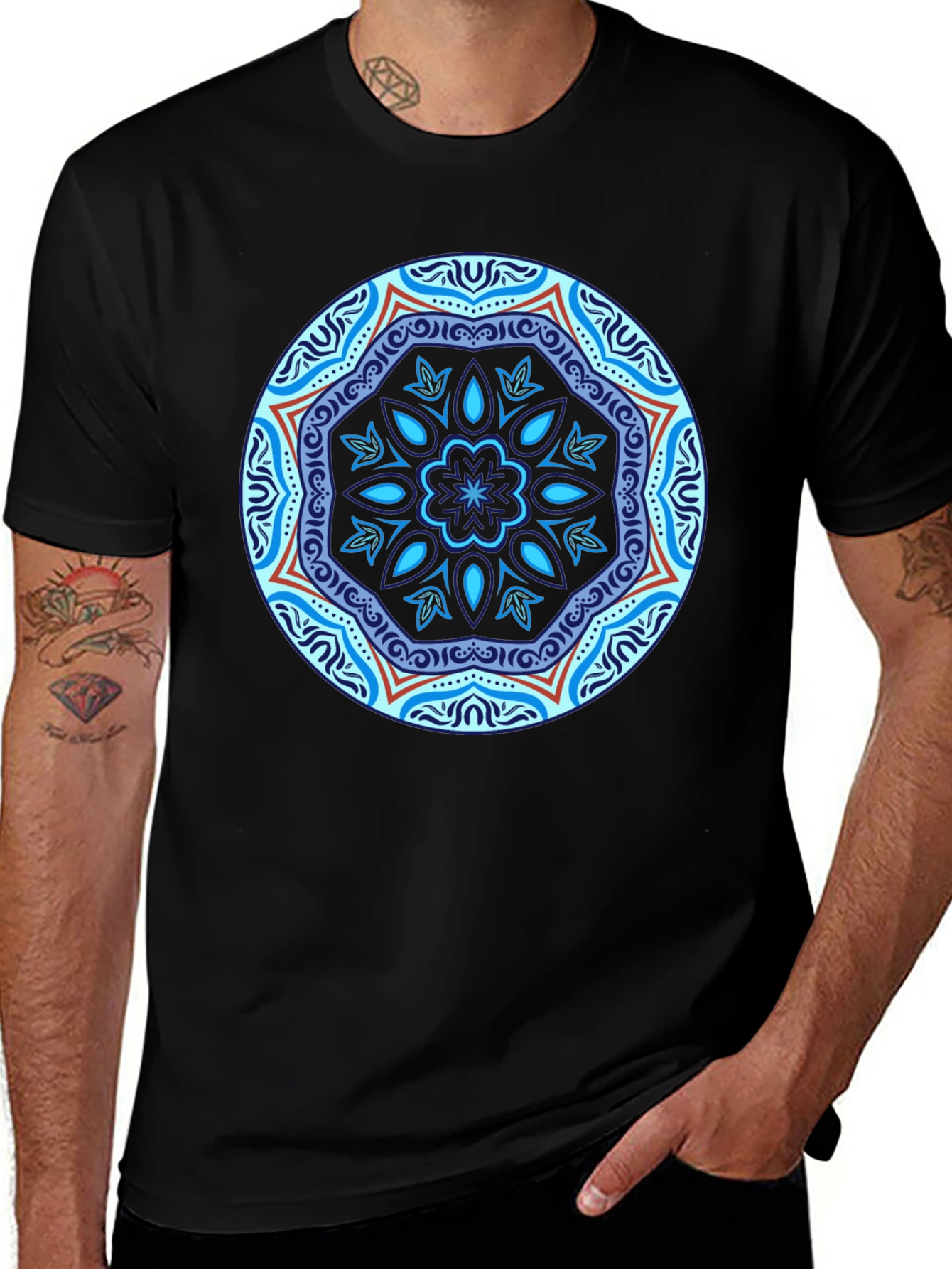 Mandala Graphic Tee - Stylish & Unique Design