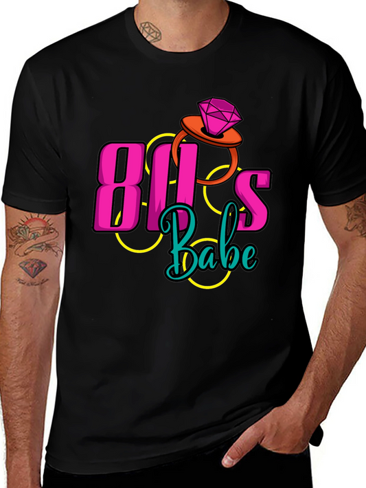 80s Babe Retro Style Graphic Tee