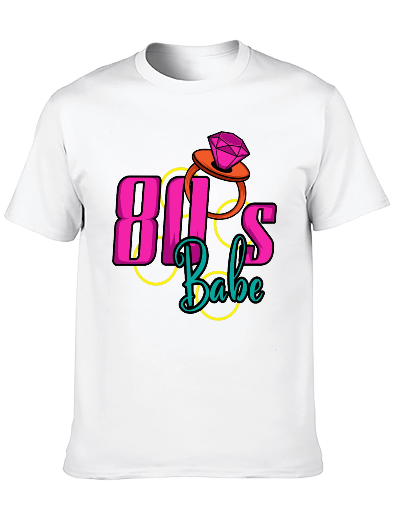 80s Babe Retro Style Graphic Tee