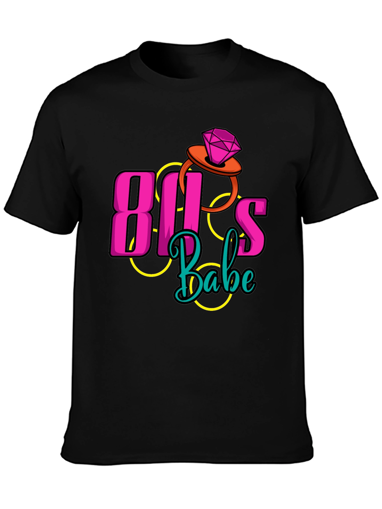 80s Babe Retro Style Graphic Tee