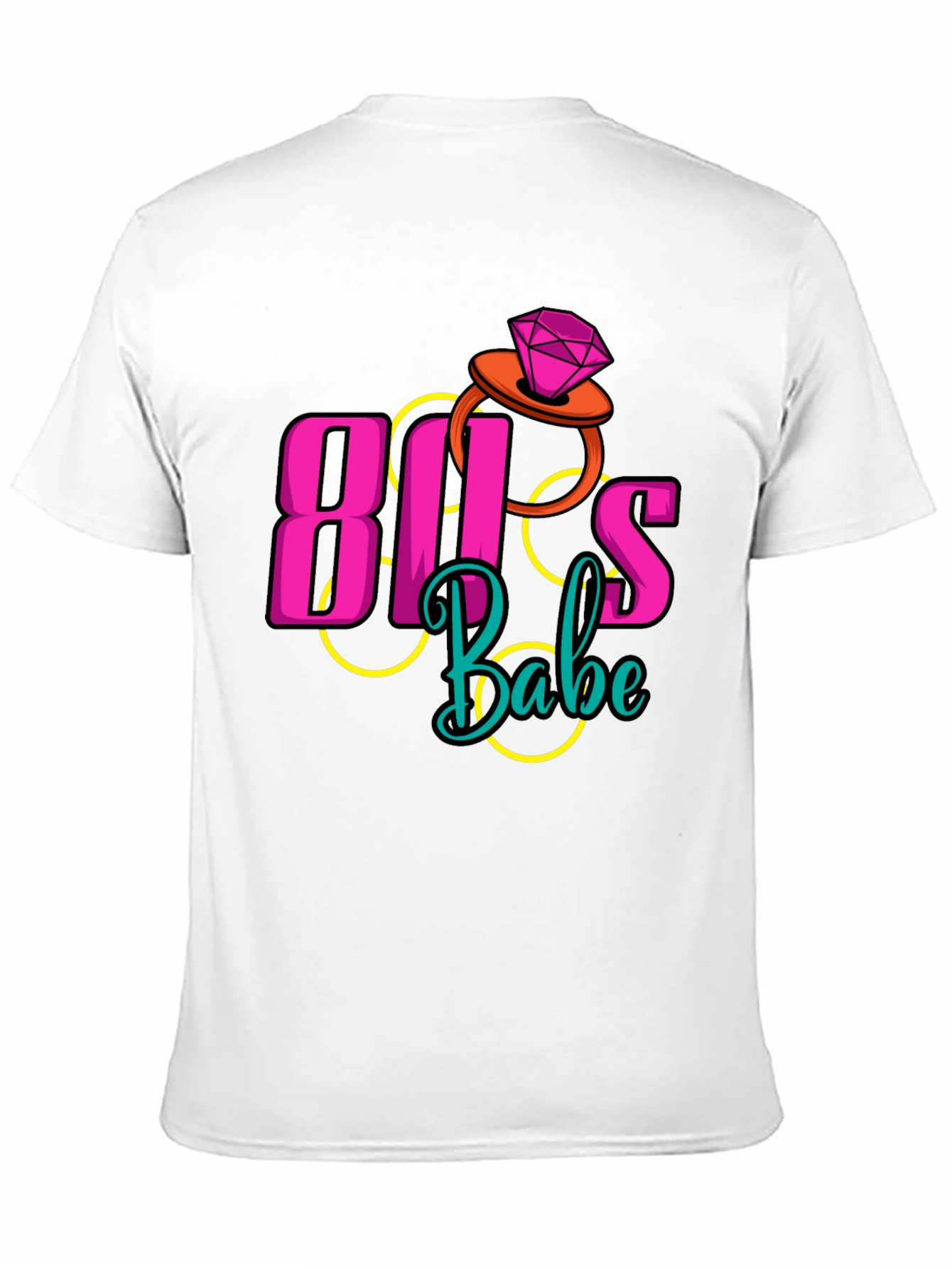 80s Babe Retro Style Graphic Tee