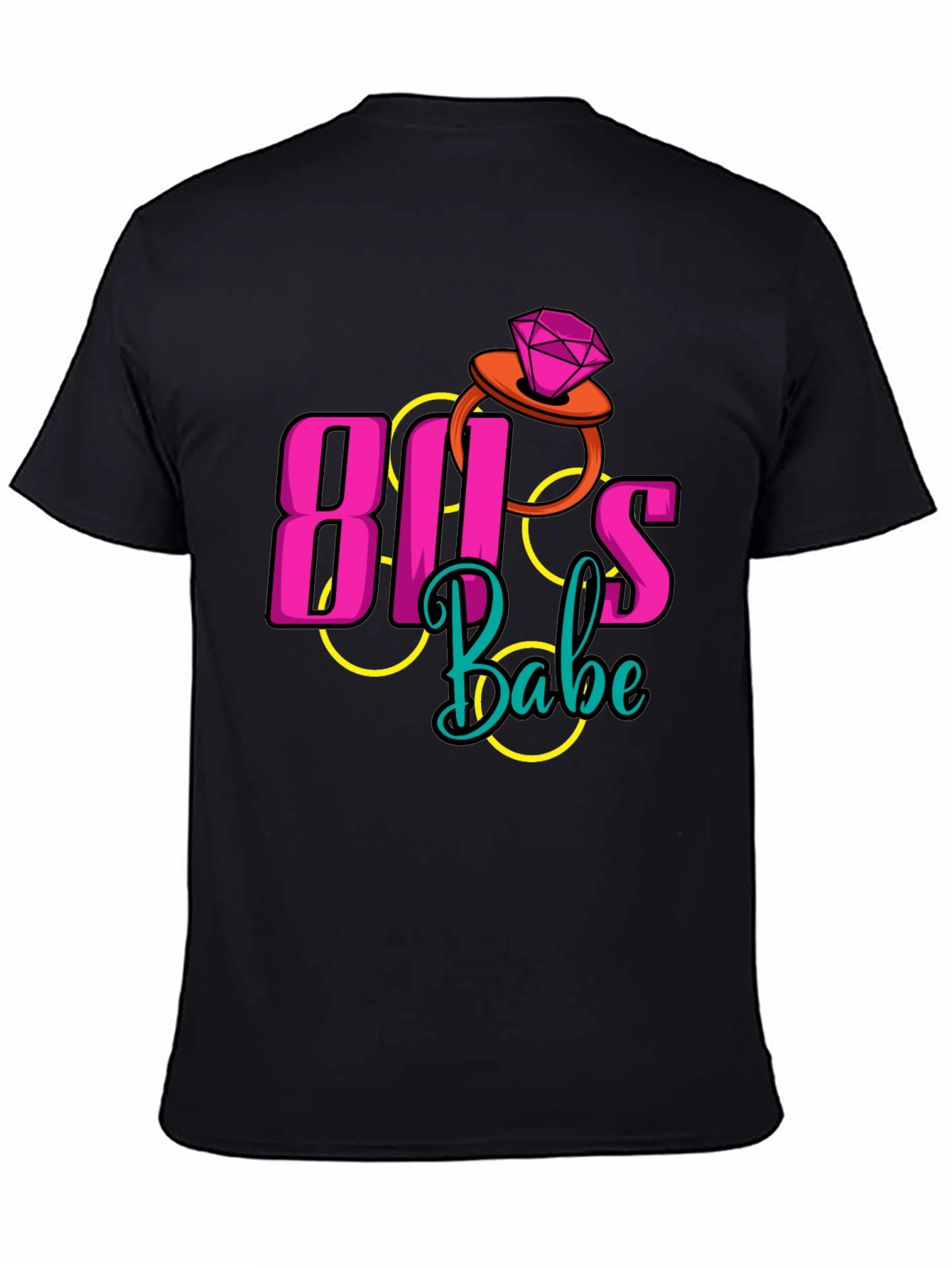 80s Babe Retro Style Graphic Tee