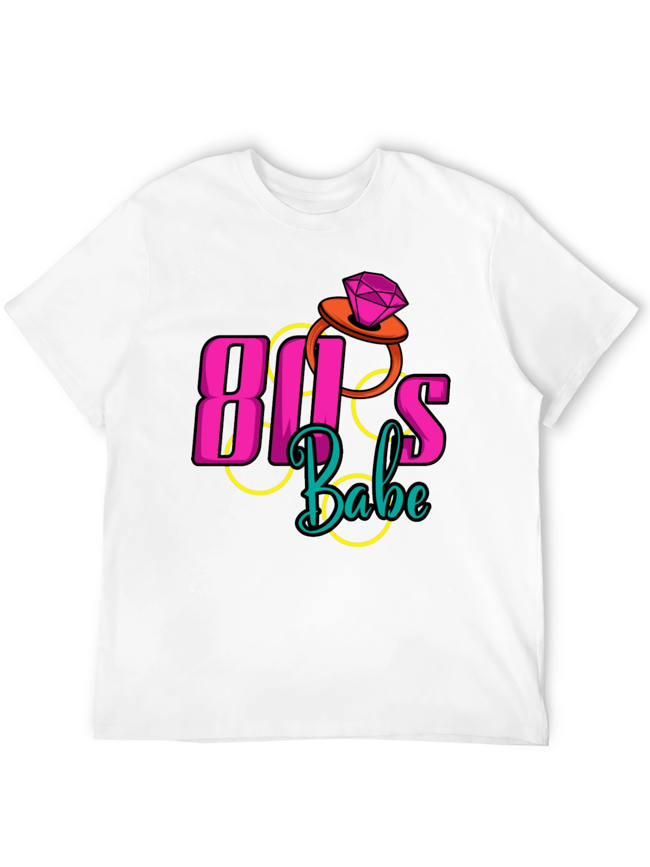80s Babe Retro Style Graphic Tee
