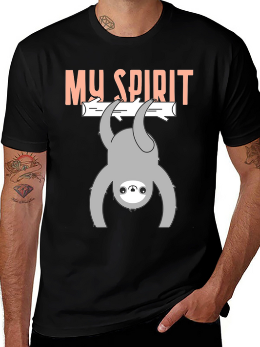 My Spirit Sloth Graphic Tee - Relaxed Vibe