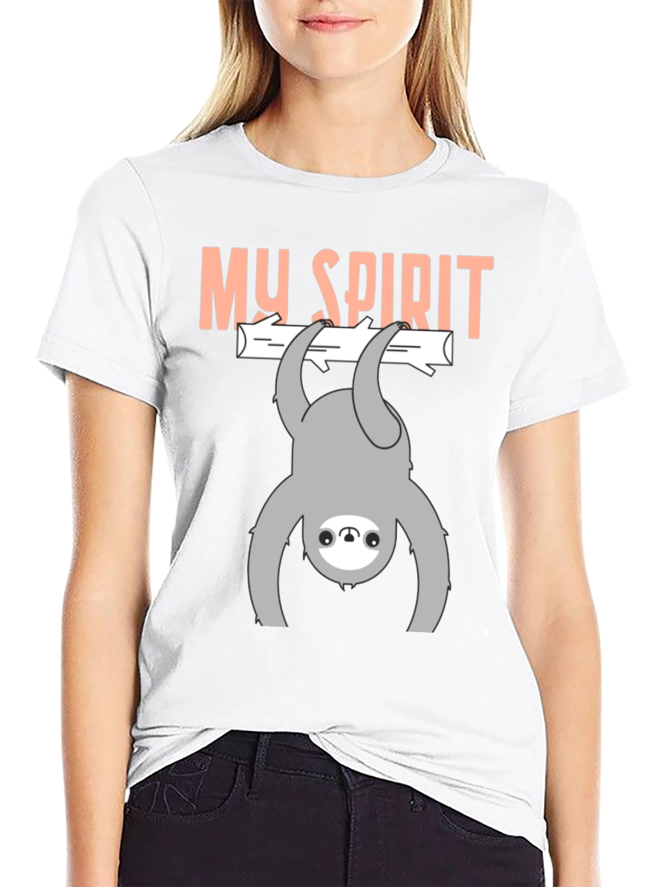 My Spirit Sloth Graphic Tee - Relaxed Vibe