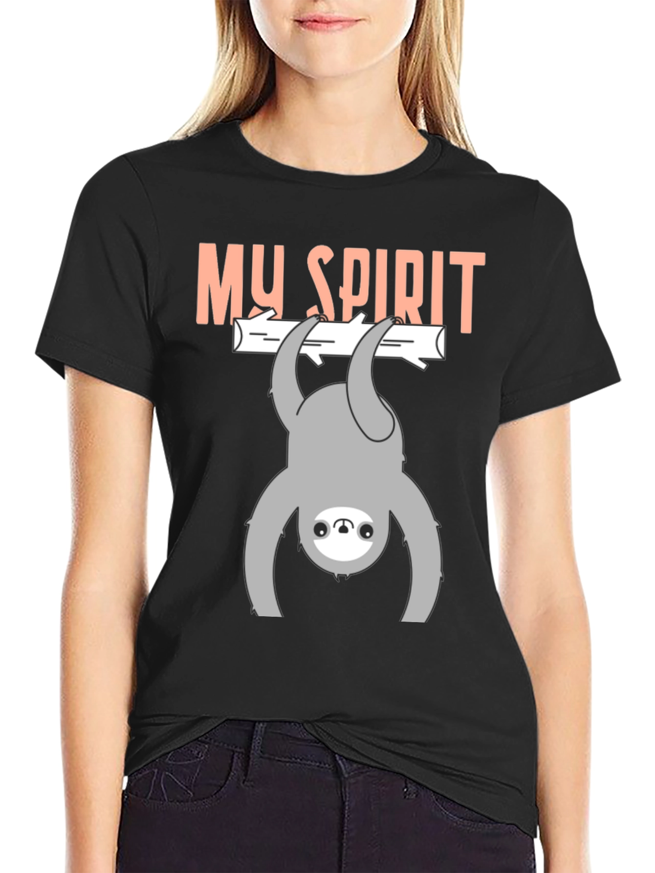 My Spirit Sloth Graphic Tee - Relaxed Vibe