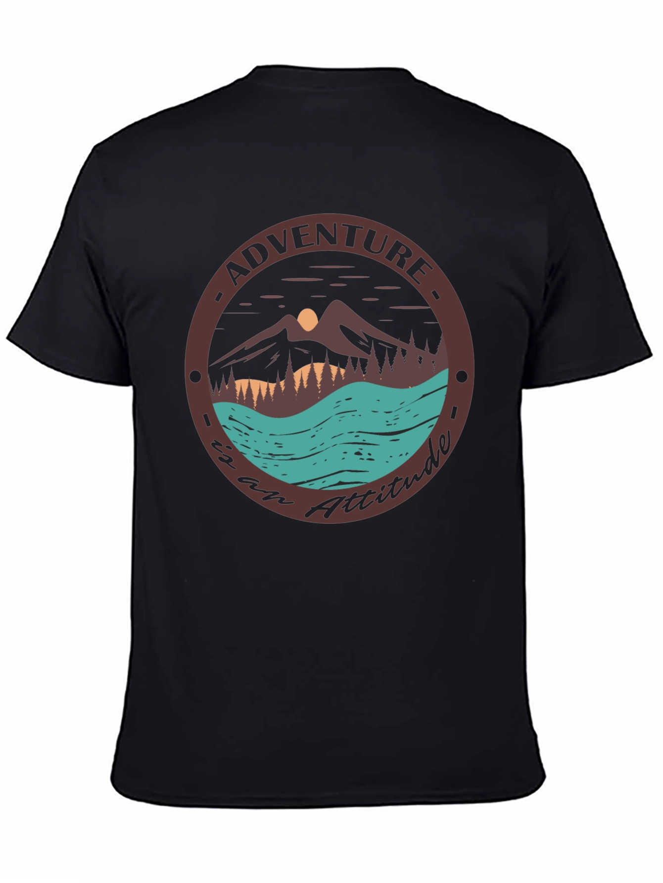 Adventure Attitude Graphic Tee - Soft Cotton Shirt