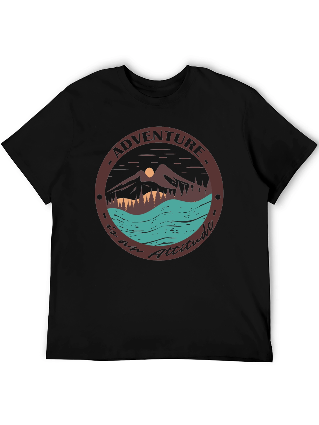 Adventure Attitude Graphic Tee - Soft Cotton Shirt