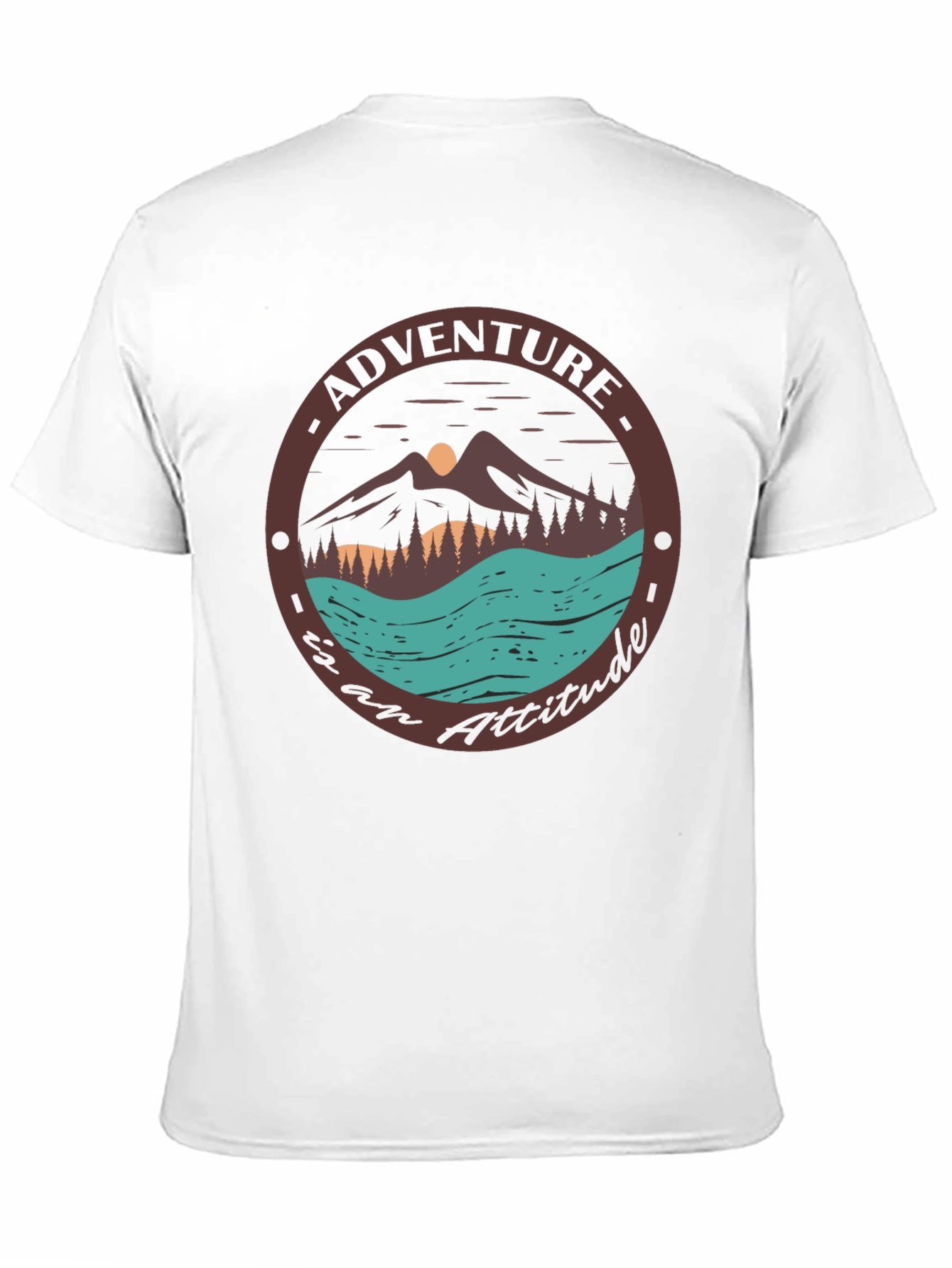 Adventure Attitude Graphic Tee - Soft Cotton Shirt