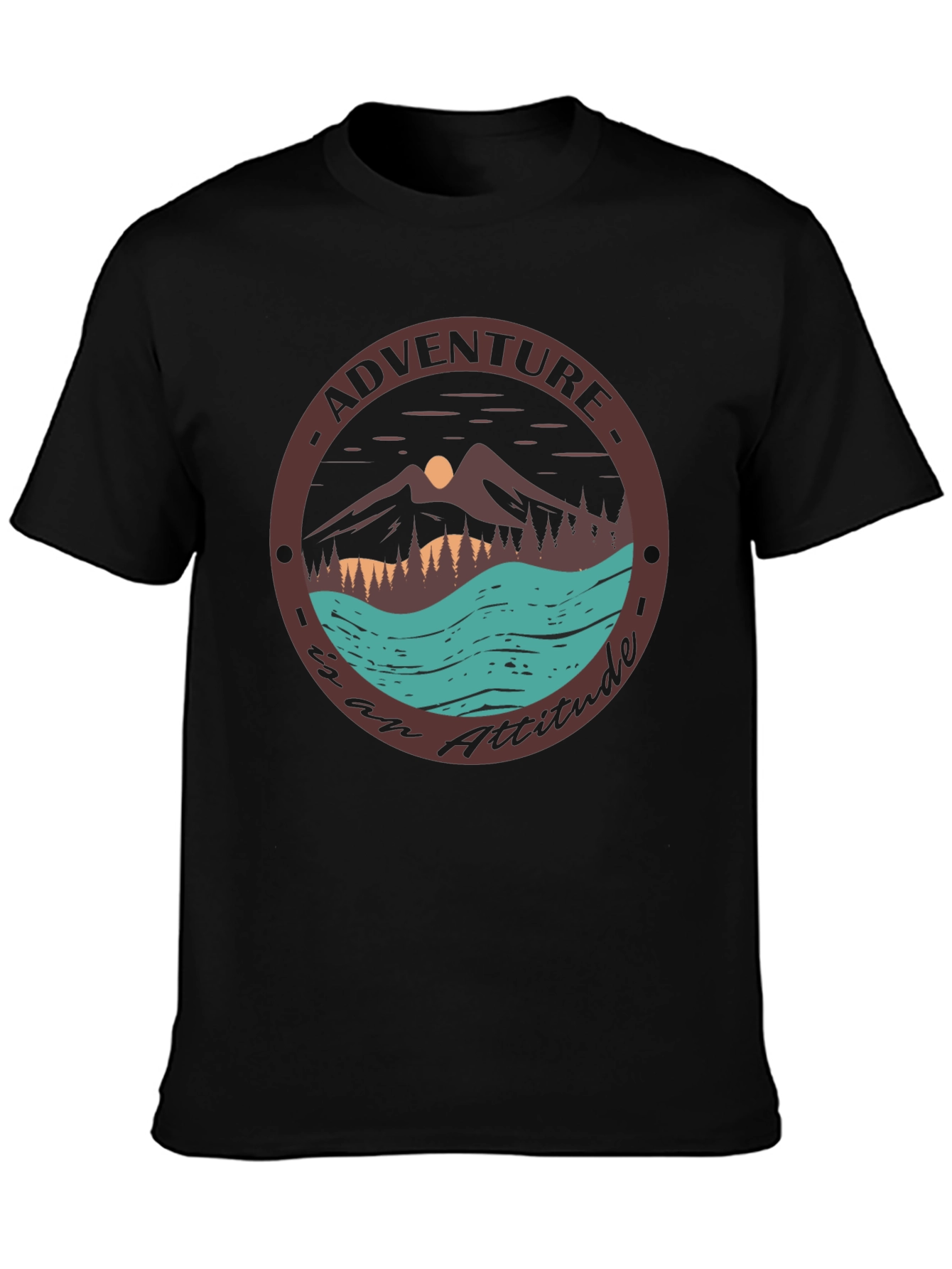 Adventure Attitude Graphic Tee - Soft Cotton Shirt