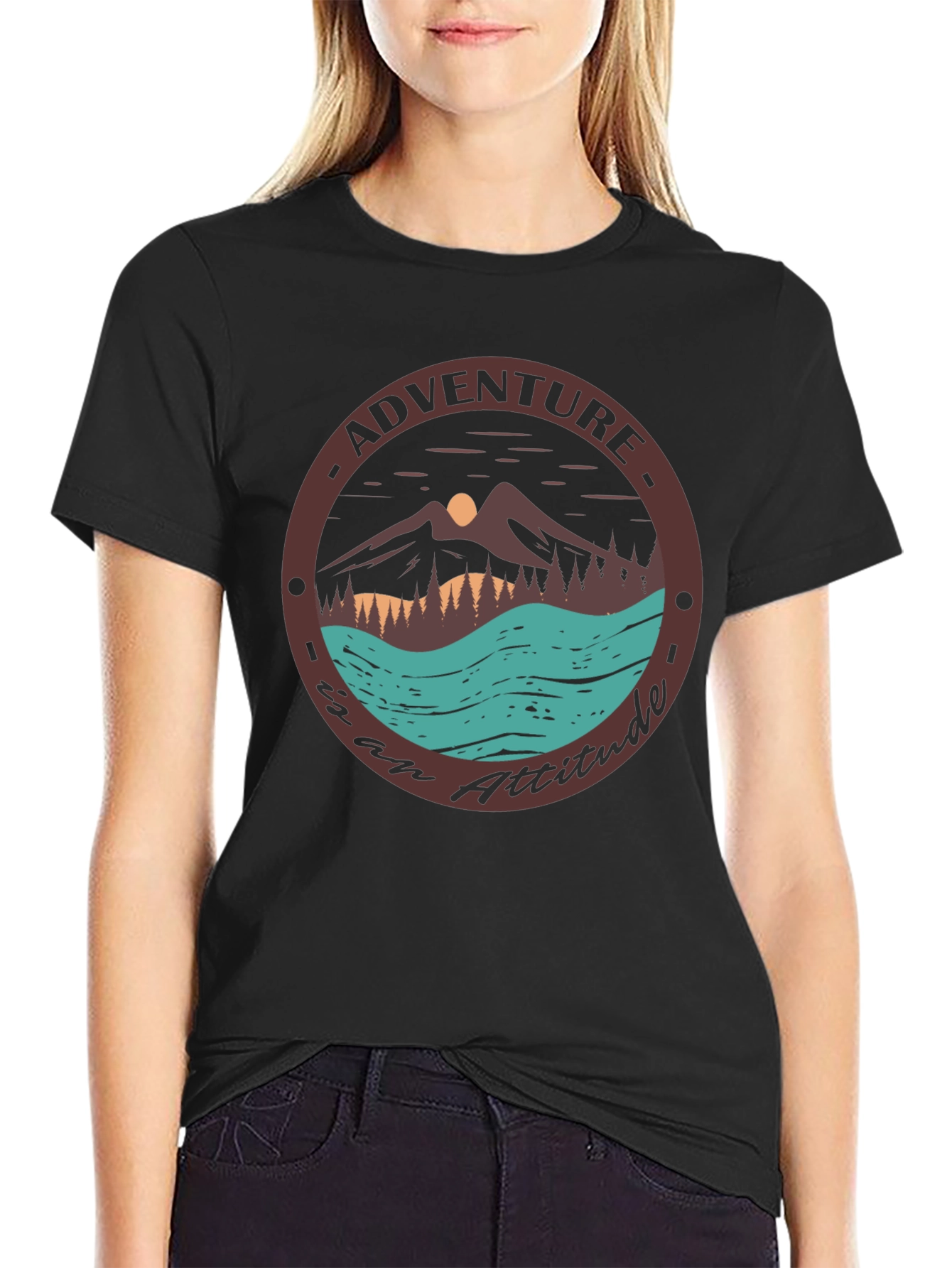 Adventure Attitude Graphic Tee - Soft Cotton Shirt