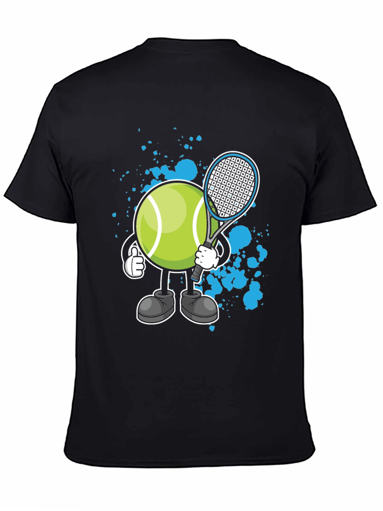 Tennis Ball Cartoon T-Shirt
