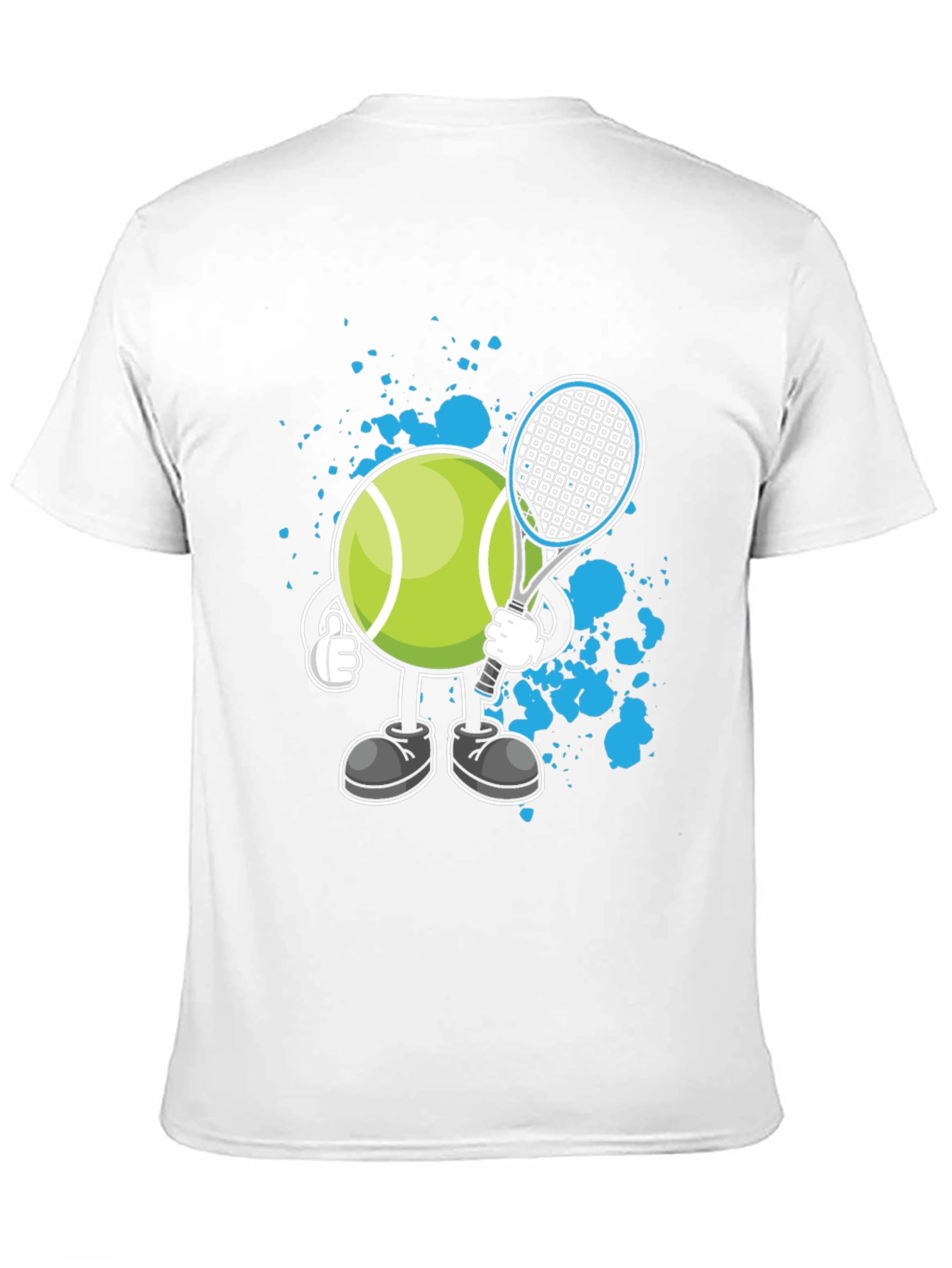 Tennis Ball Cartoon T-Shirt