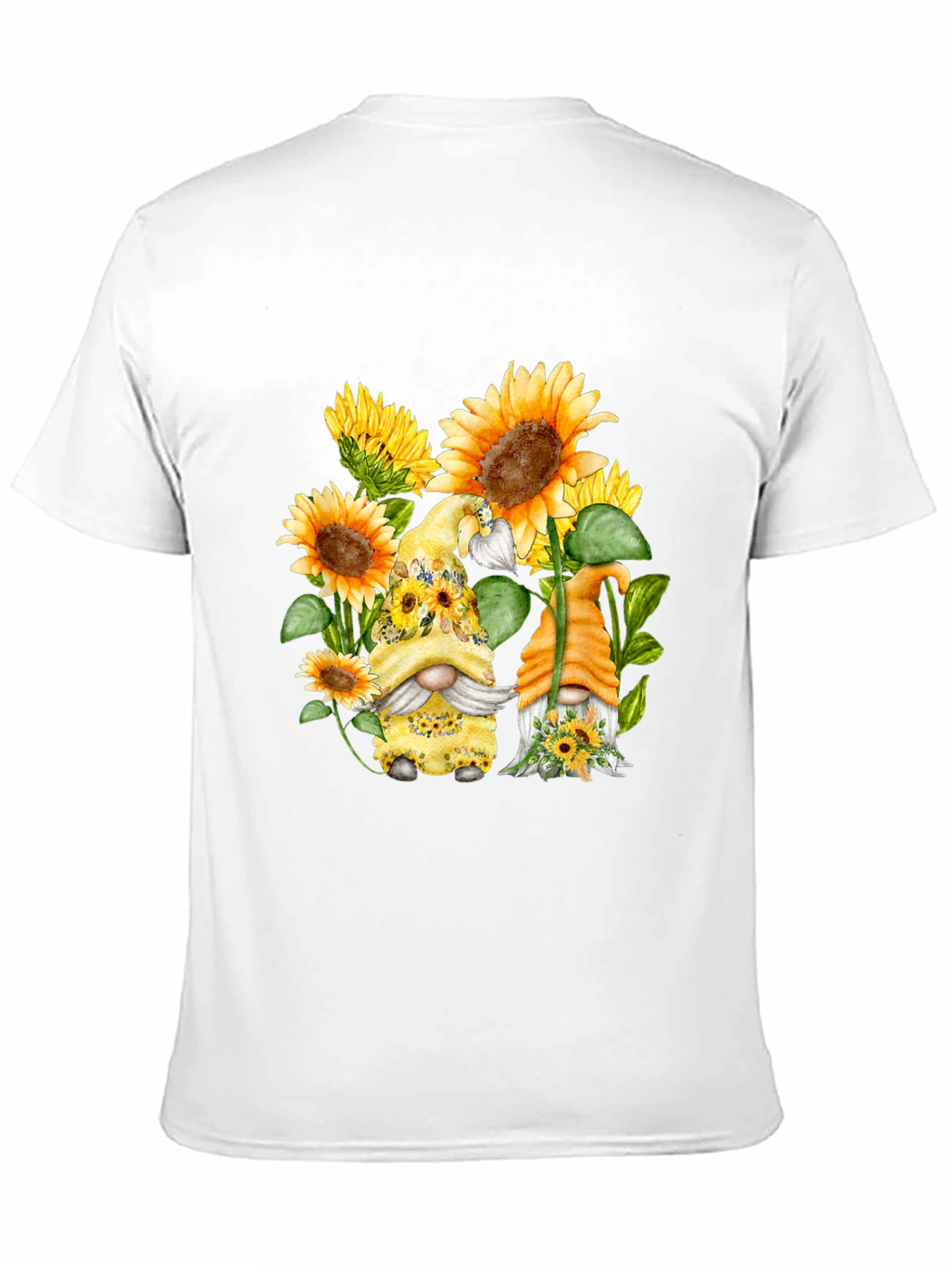 Sunflower Gnomes T-Shirt - Cute Graphic Tee