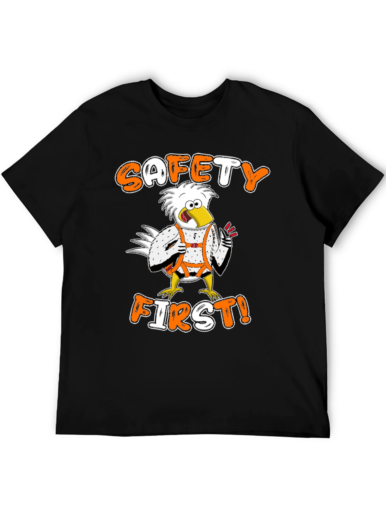 Safety First T-Shirt - Bird in Harness