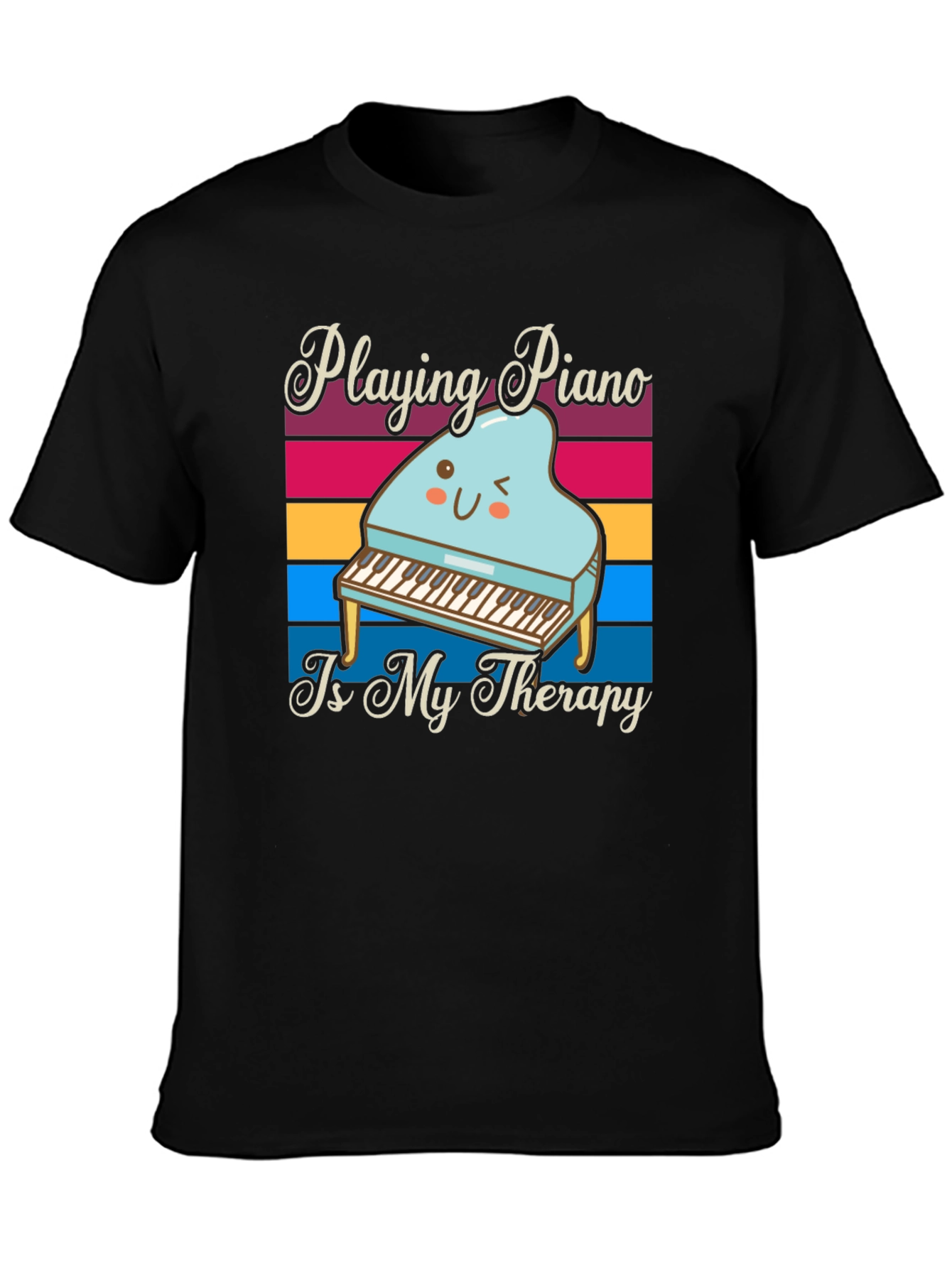 Playing Piano is My Therapy T-Shirt