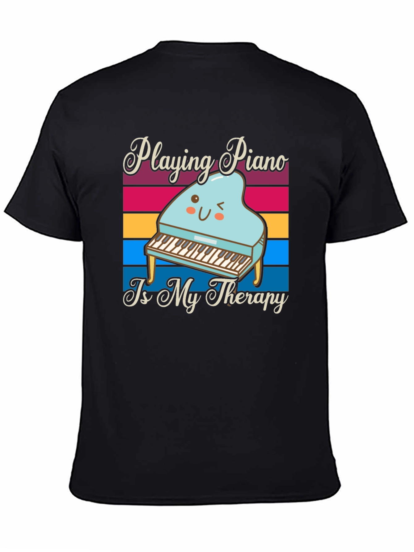 Playing Piano is My Therapy T-Shirt