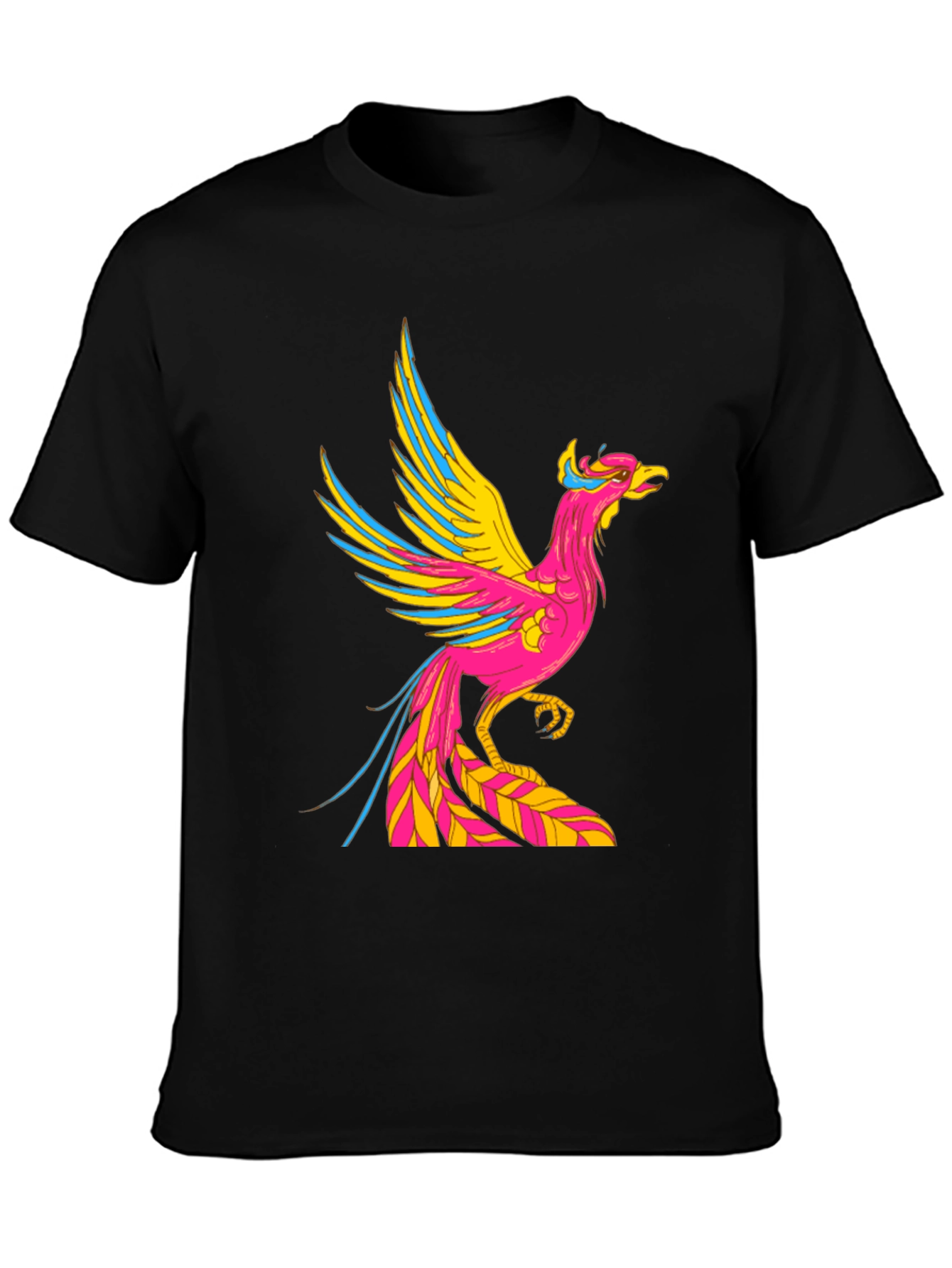 Phoenix Graphic Black T-Shirt