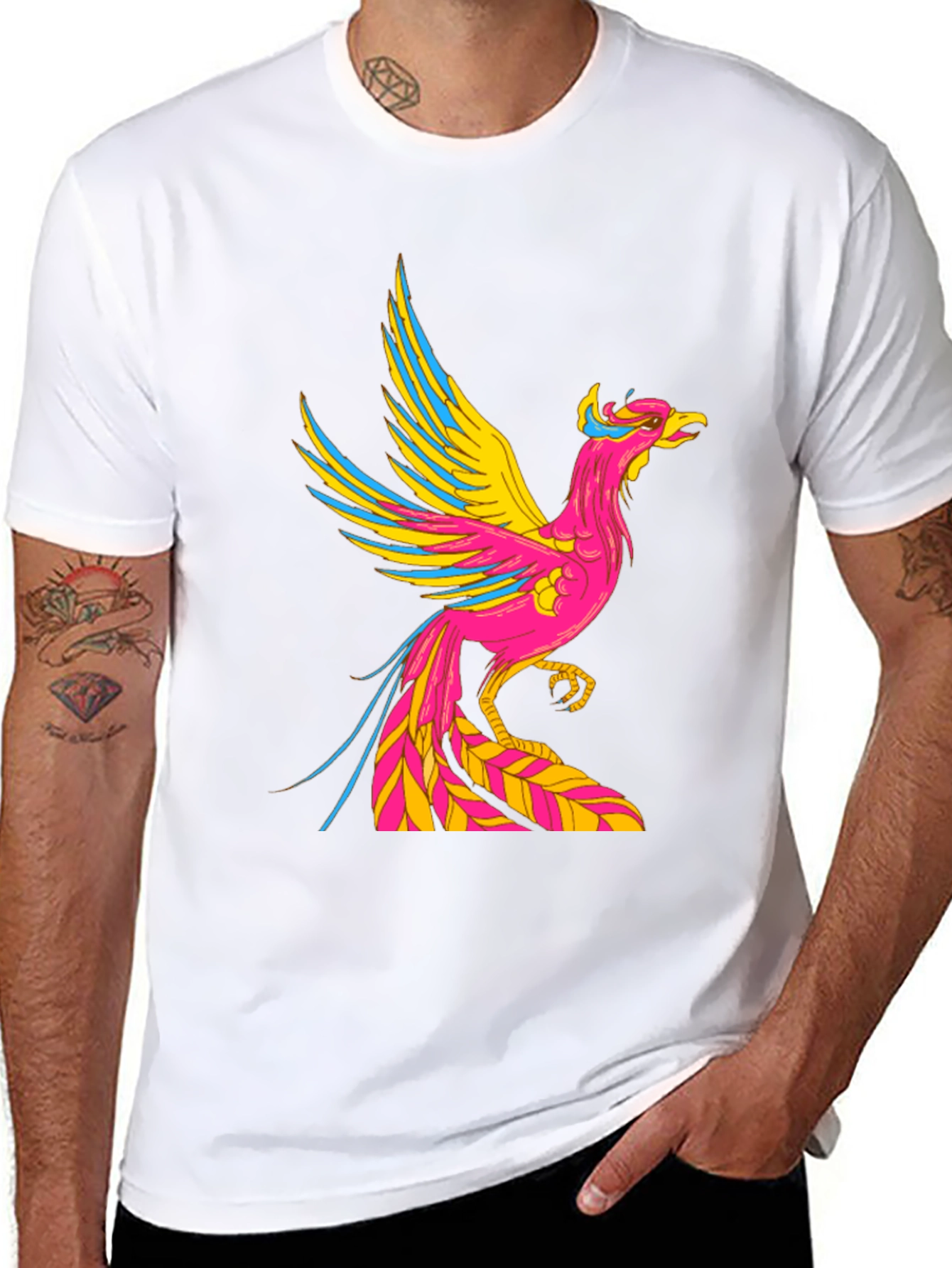 Phoenix Graphic Black T-Shirt