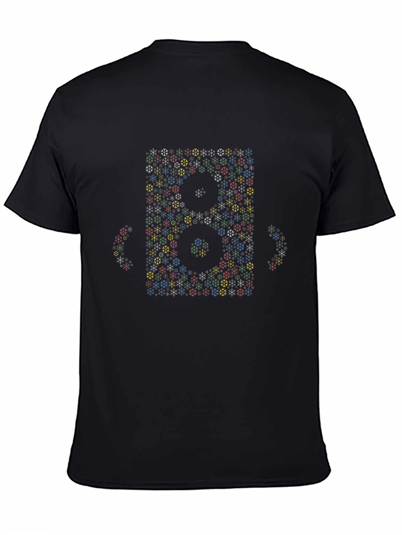 Geometric Floral Number T-Shirt