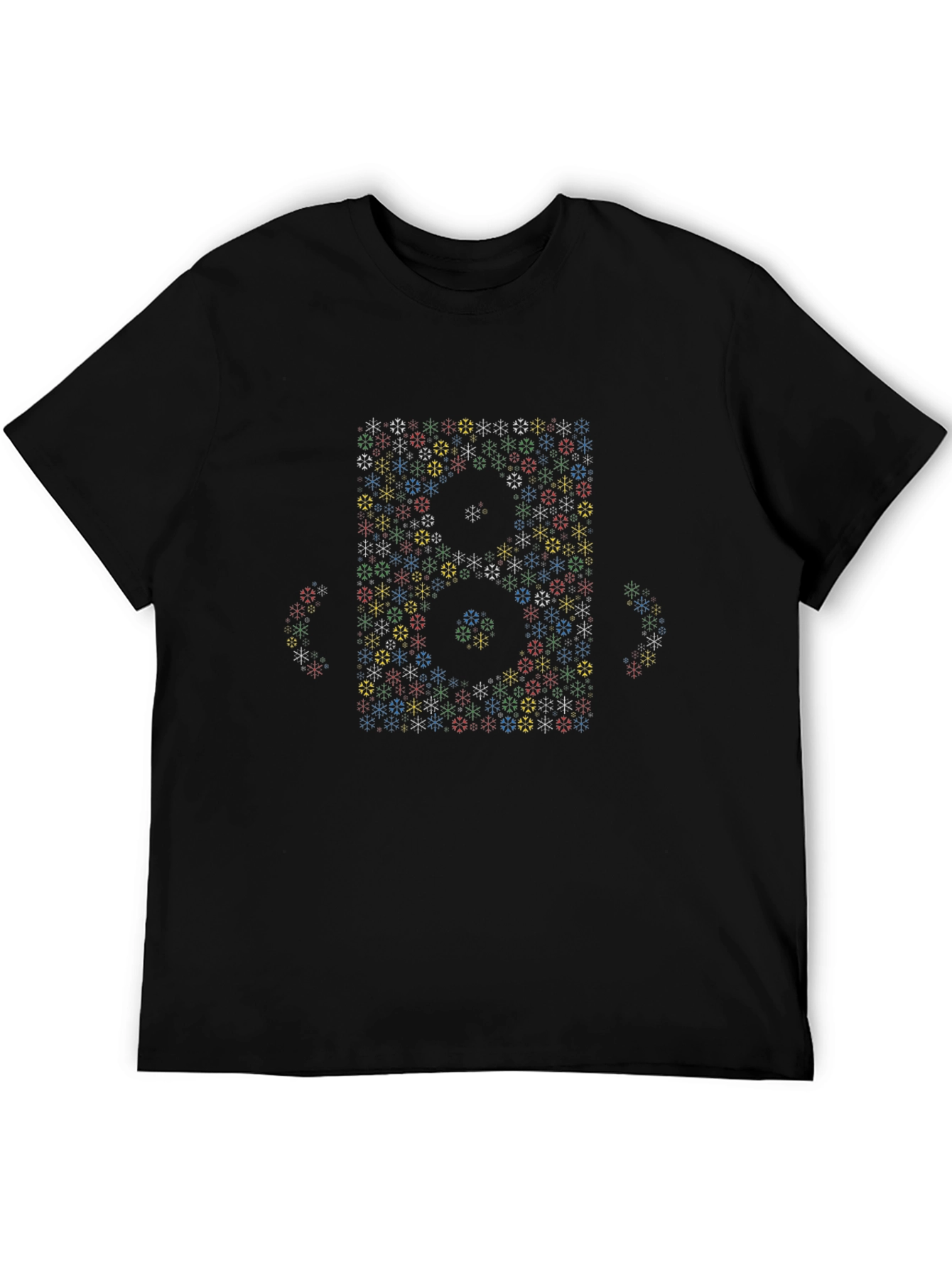 Geometric Floral Number T-Shirt