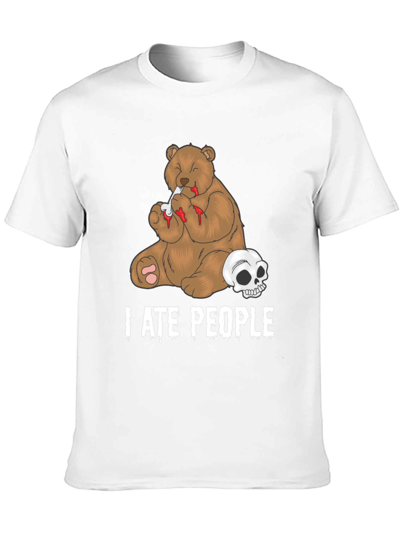I Ate People Bear Graphic T-Shirt