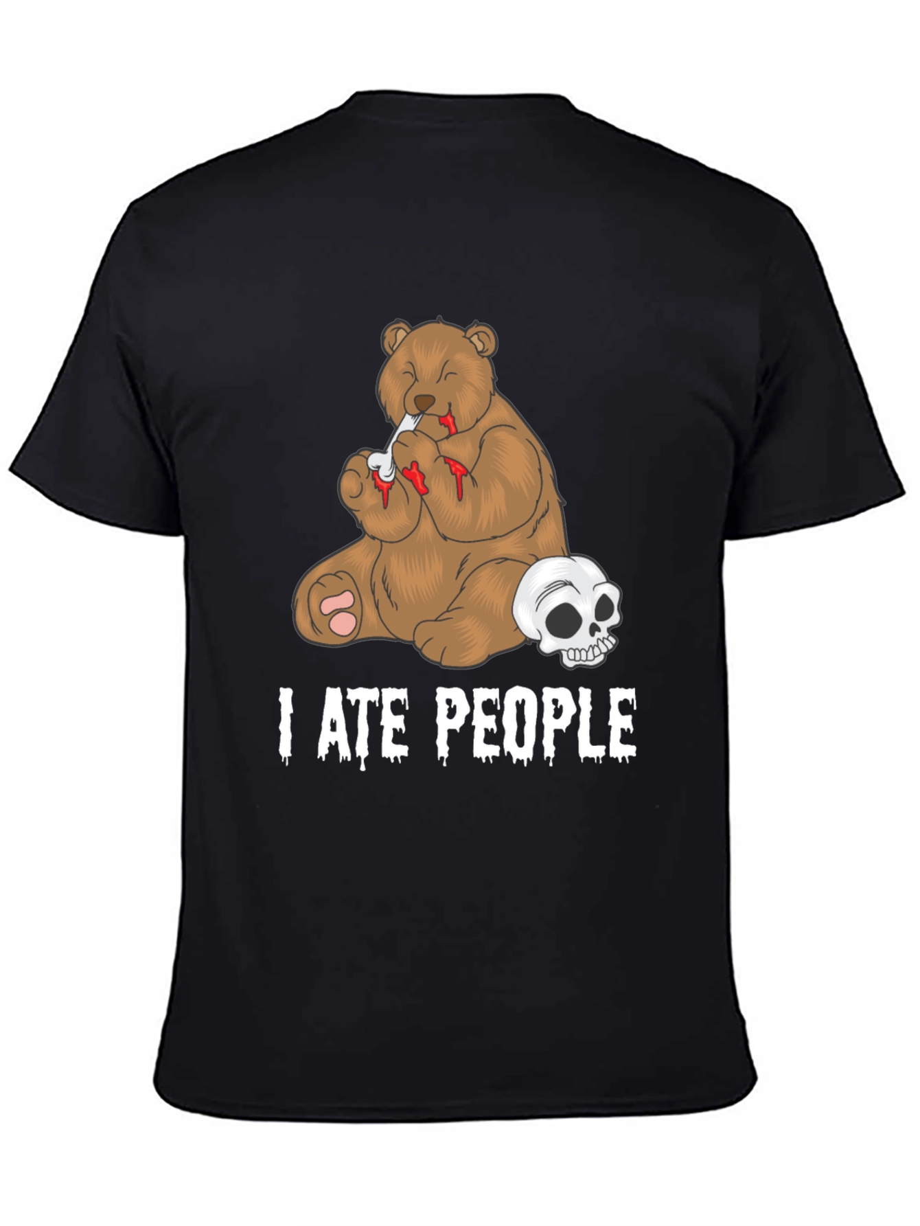 I Ate People Bear Graphic T-Shirt