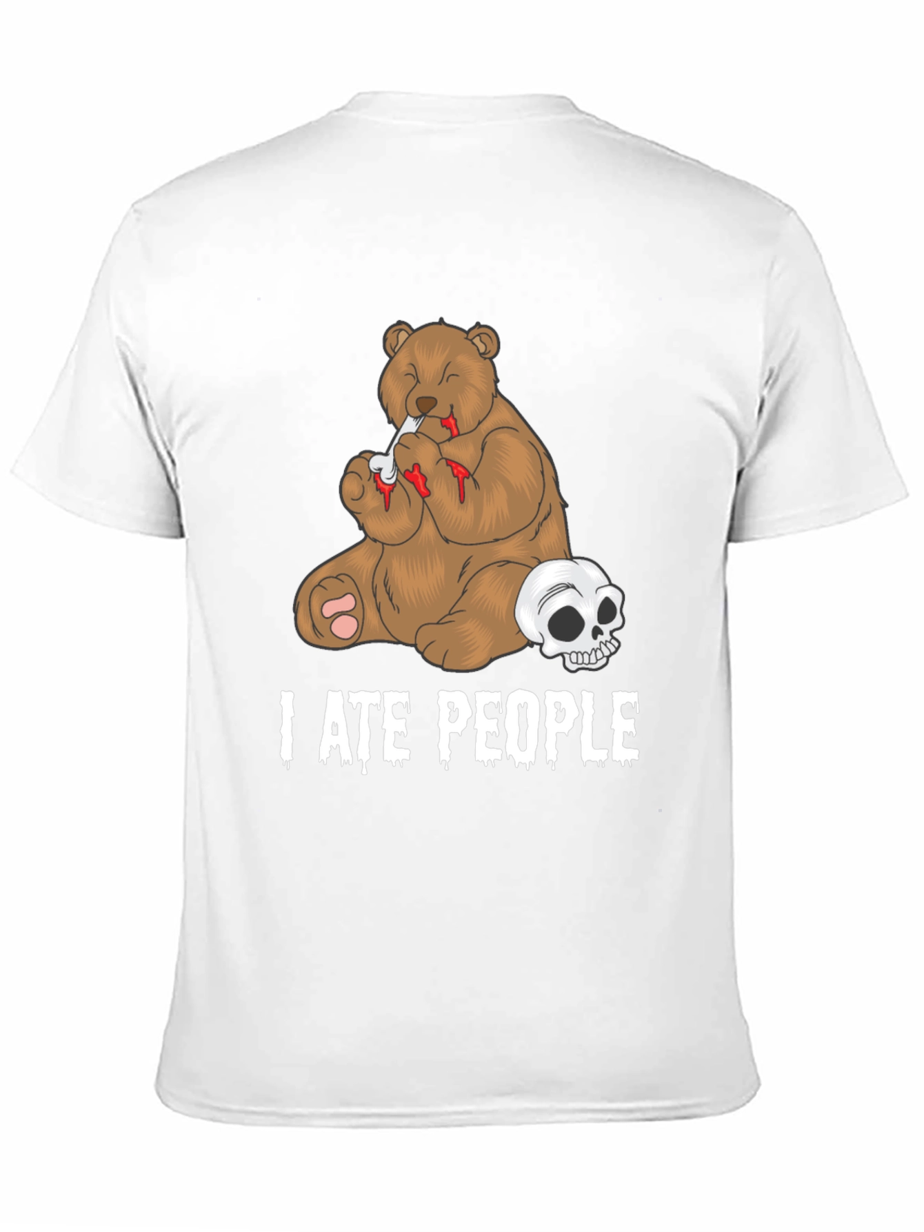 I Ate People Bear Graphic T-Shirt