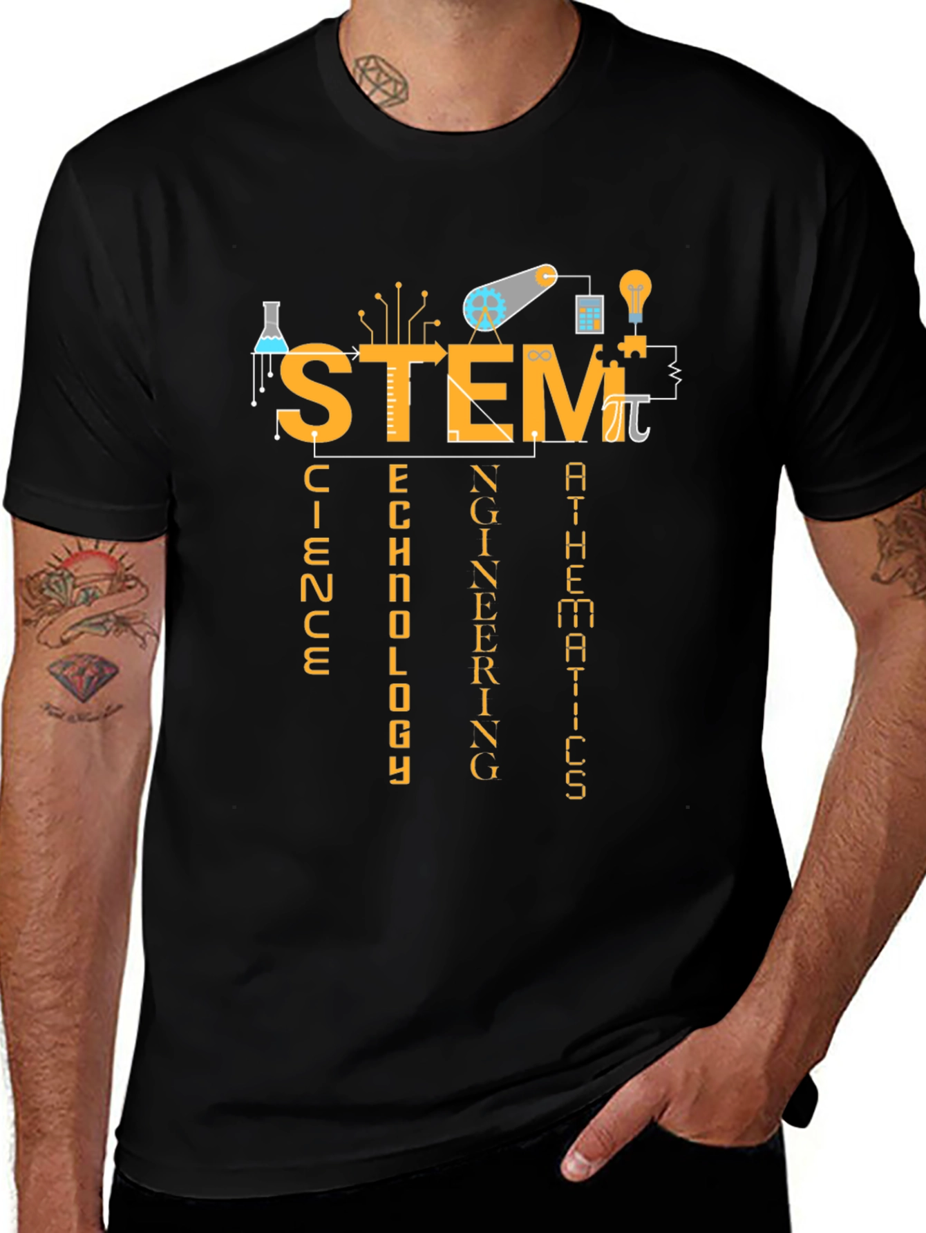STEM Science T-Shirt - Technology Engineering Mathematics