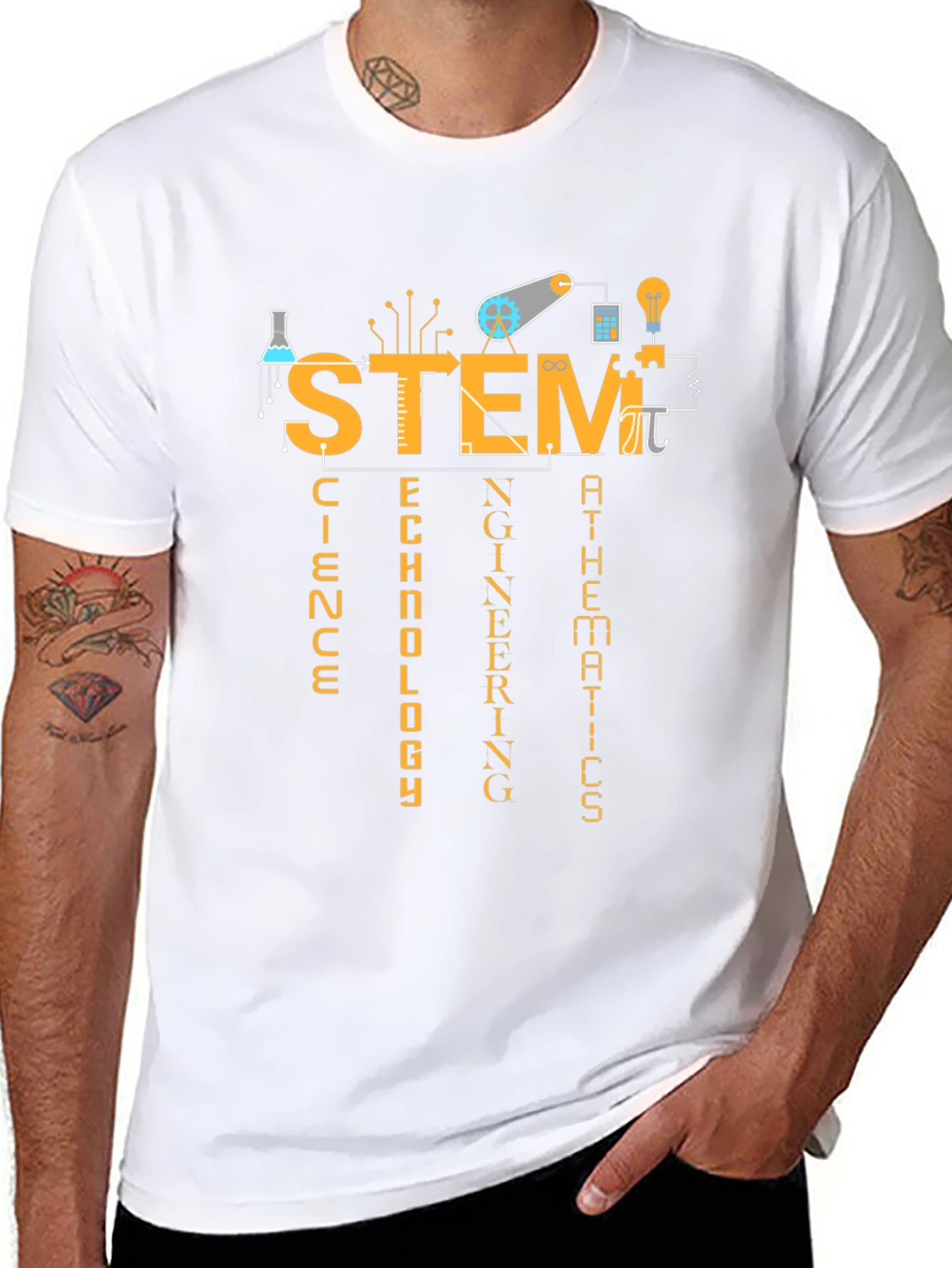 STEM Science T-Shirt - Technology Engineering Mathematics