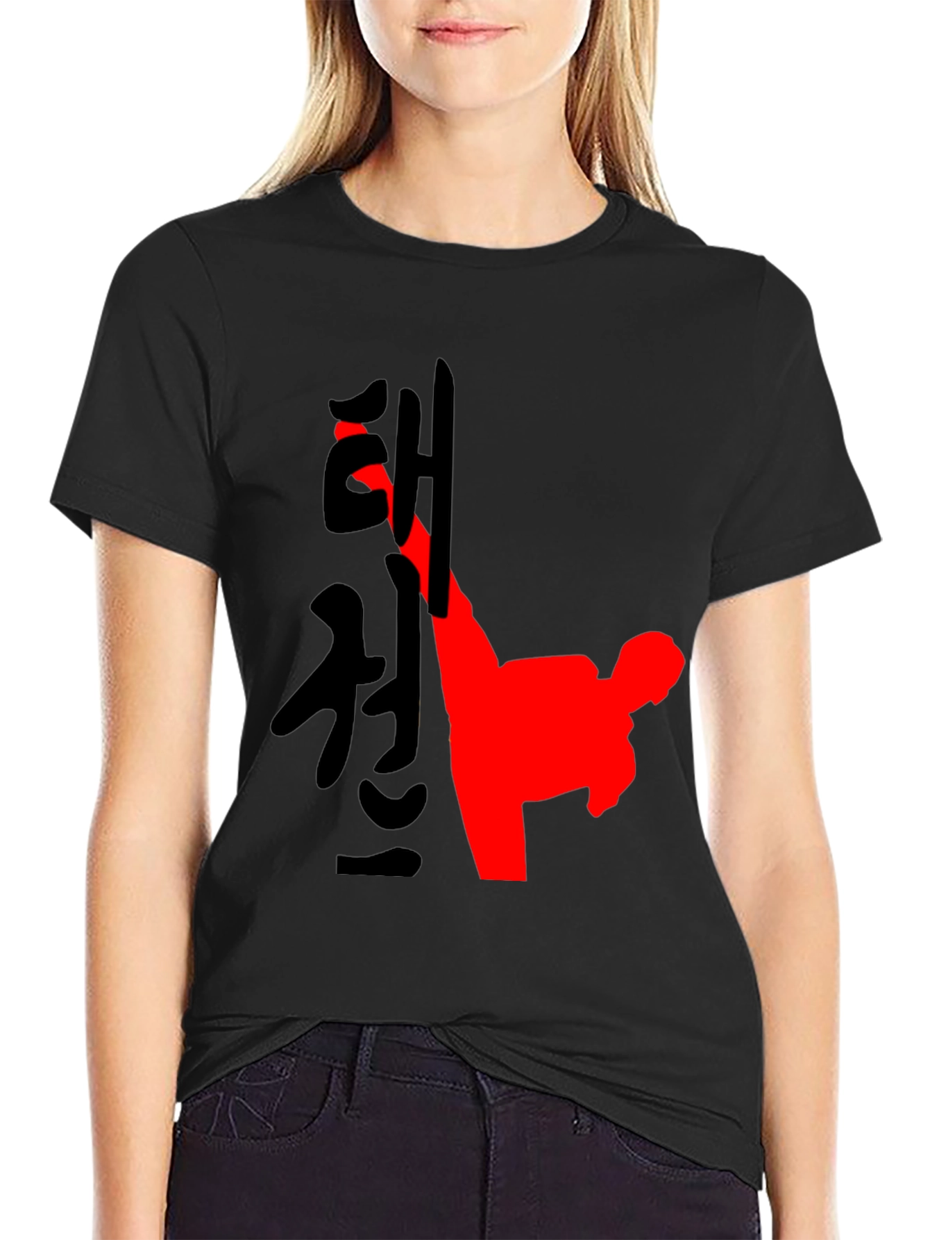 Taekwondo Kick Graphic T-Shirt - Martial Arts