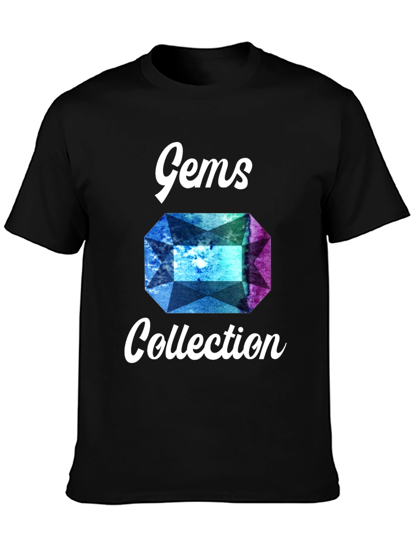 Gems Collection Graphic Tee - Stylish Gemstone Design