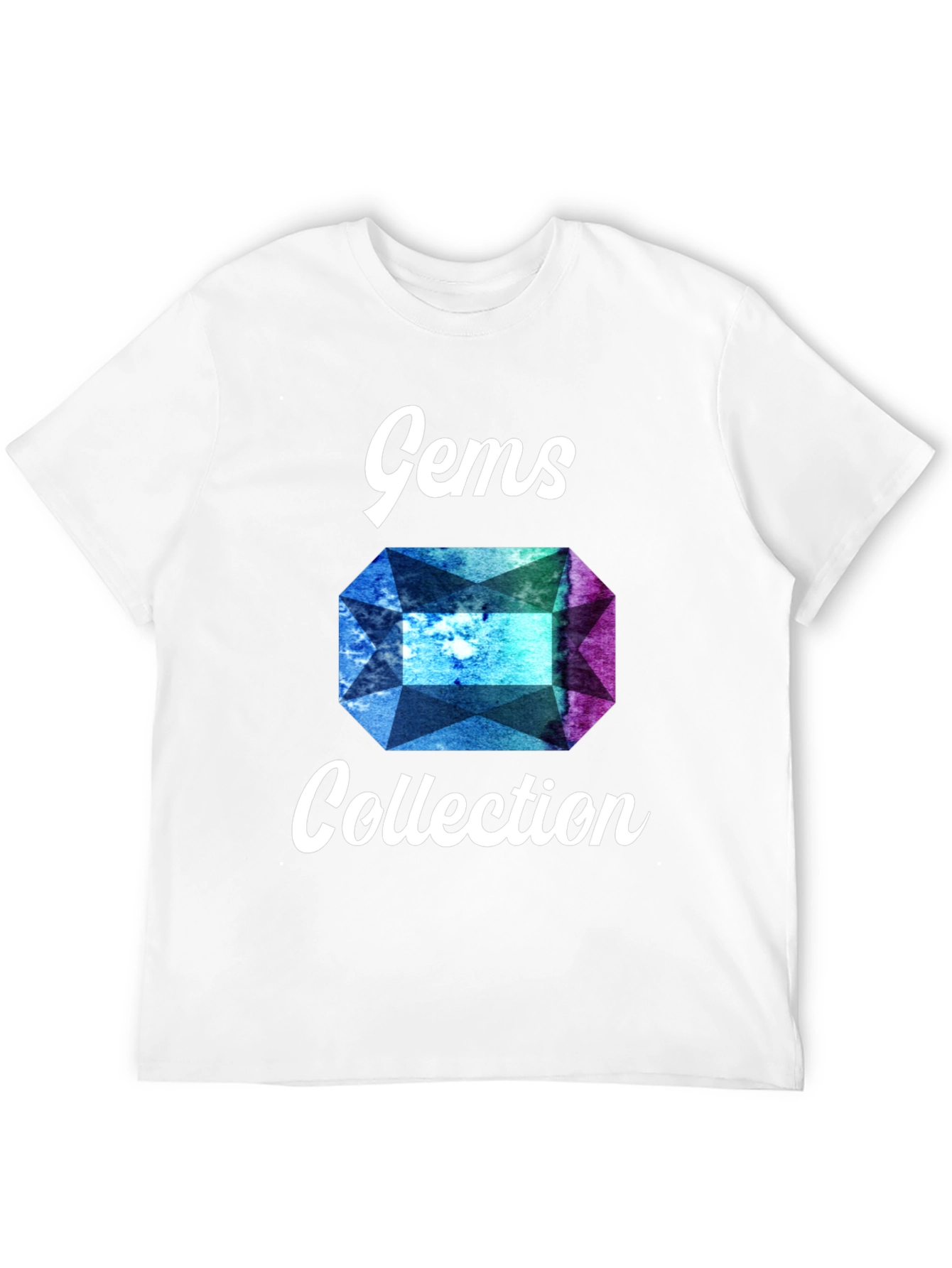 Gems Collection Graphic Tee - Stylish Gemstone Design