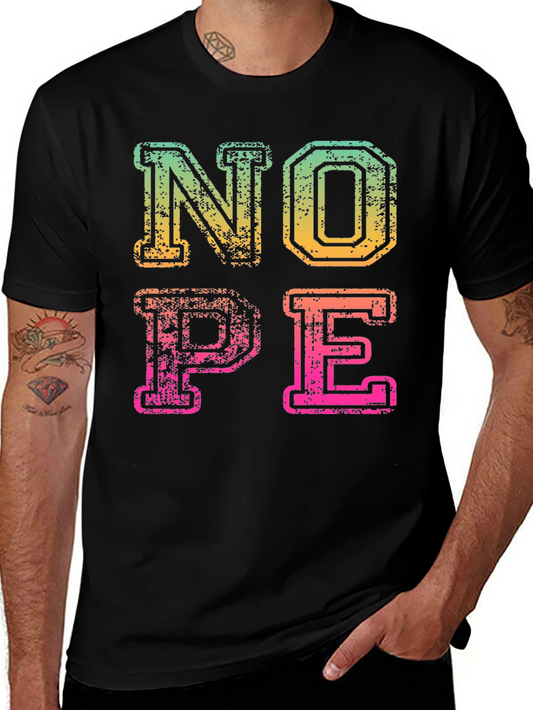 Retro NOPE Graphic Tee - Funny Sarcastic T-Shirt