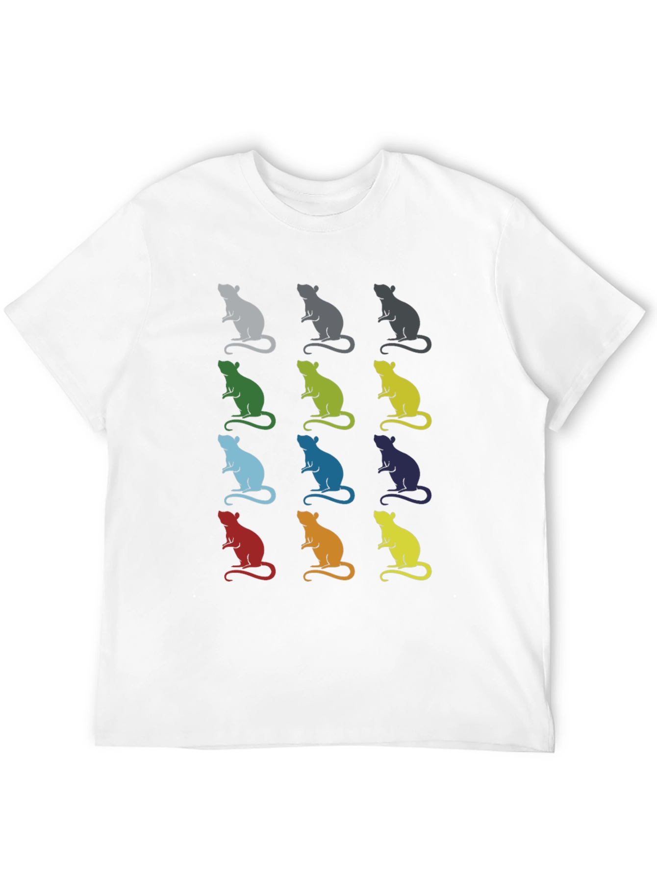 Retro Rat Pop Art Graphic Tee