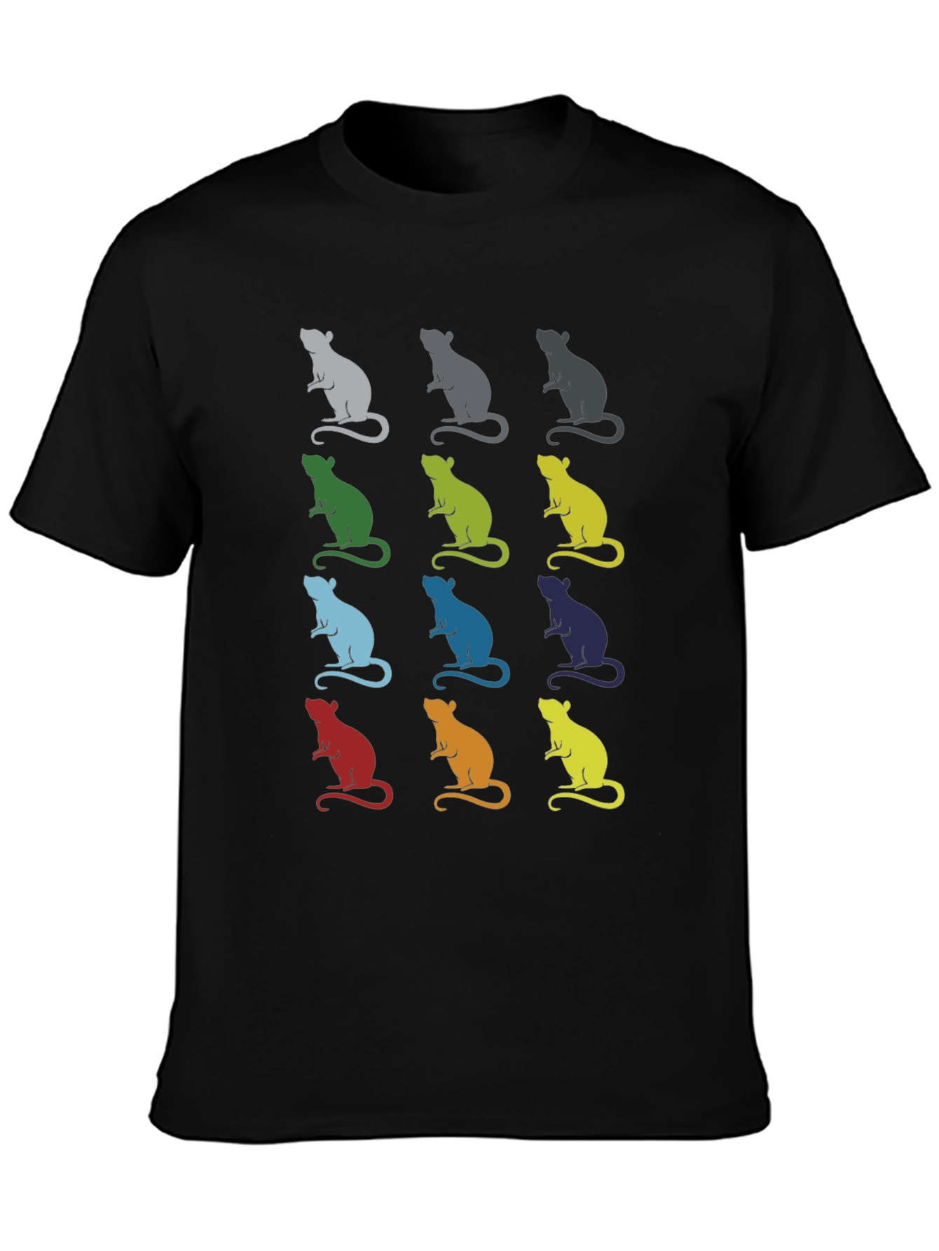 Retro Rat Pop Art Graphic Tee