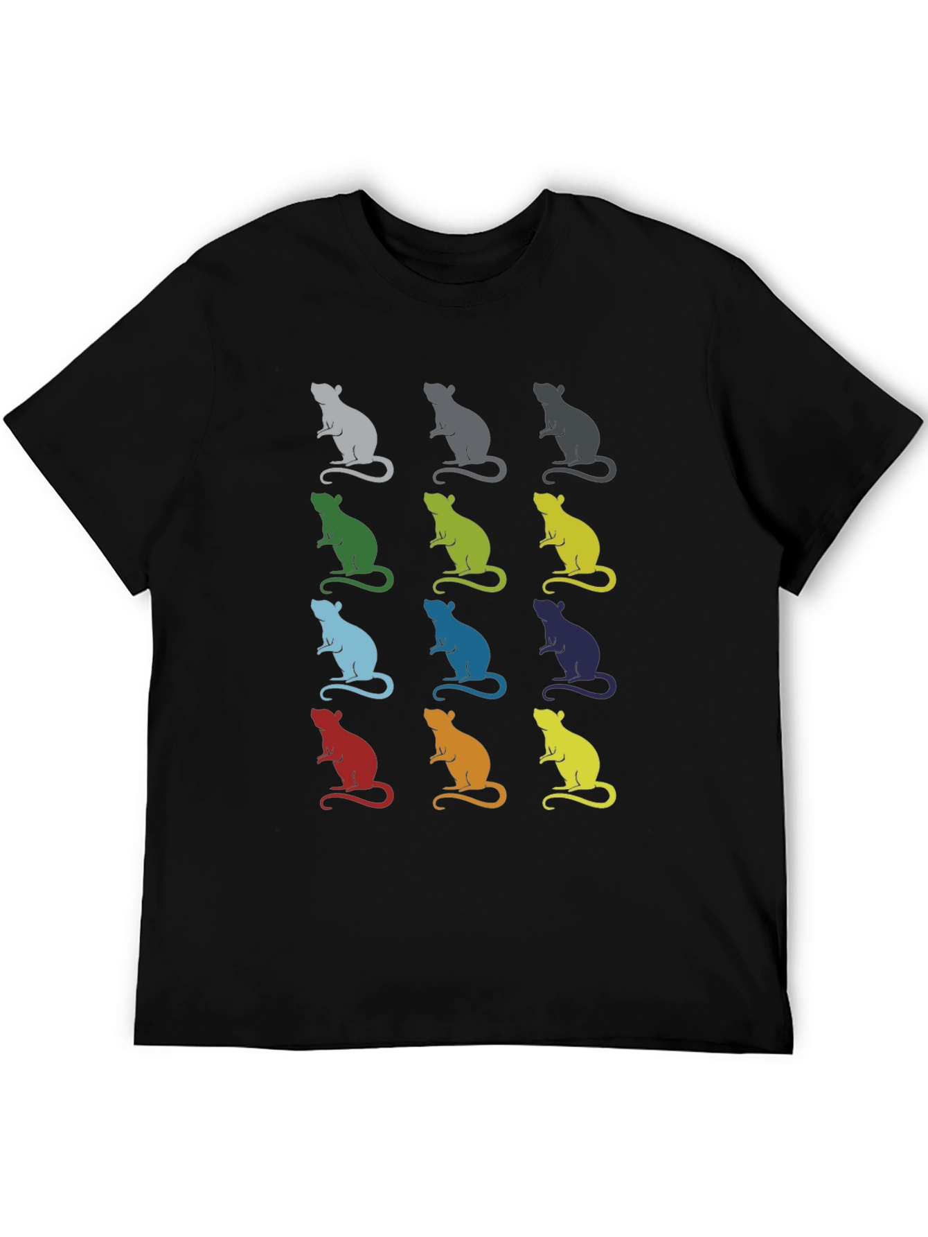Retro Rat Pop Art Graphic Tee