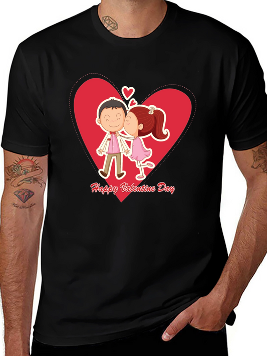 Valentines Day Couple Graphic Tee