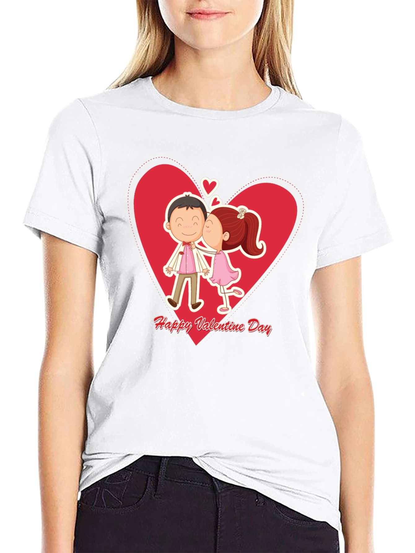 Valentines Day Couple Graphic Tee